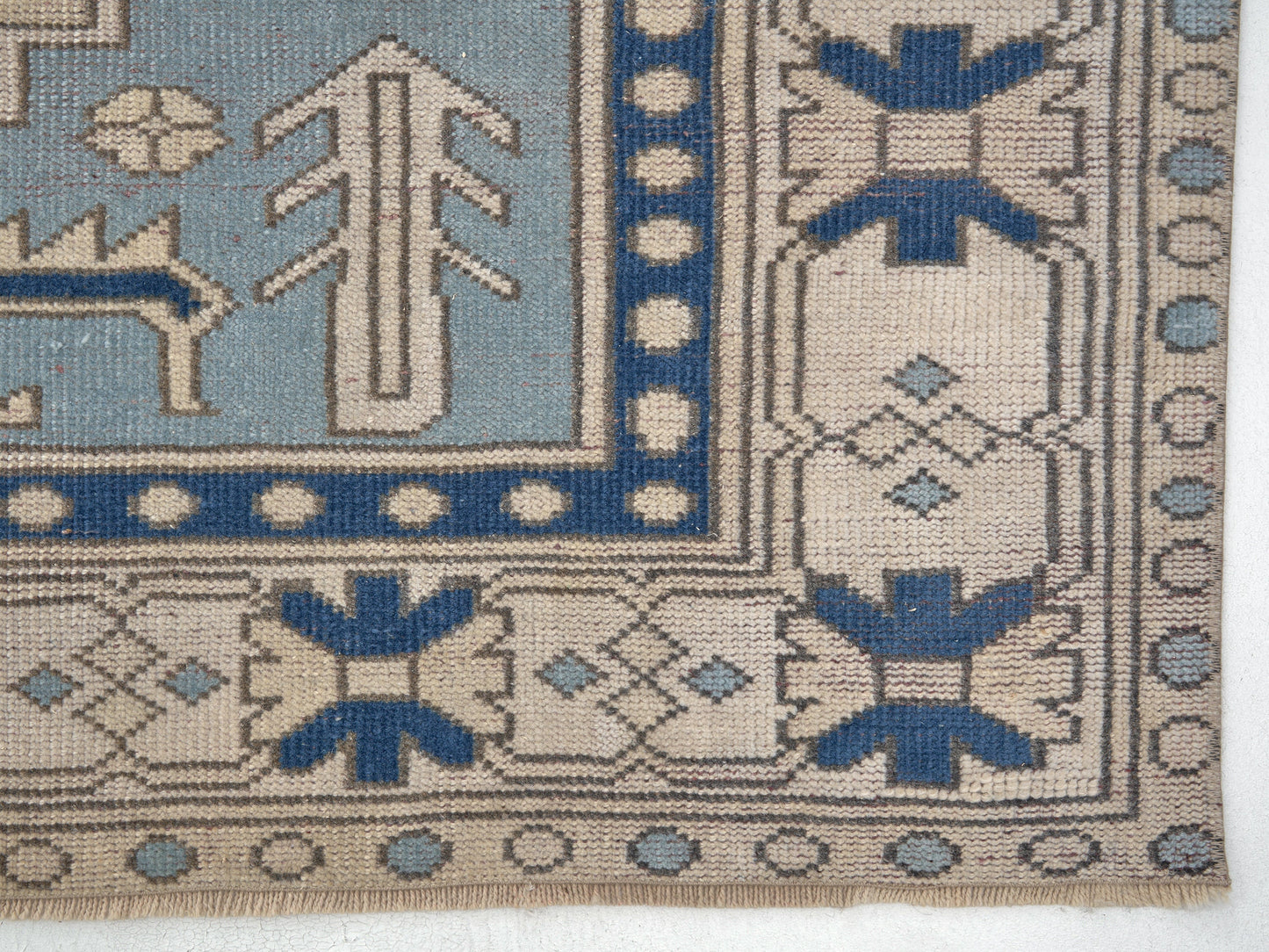 Turkish Rug, Vintage Rug, Handmade Rug, Oushak Rug, Area Rug, Neutral Rug, Living Room Rug, Carpet Rug, Vintage Carpet, Rug 5x7, 10005