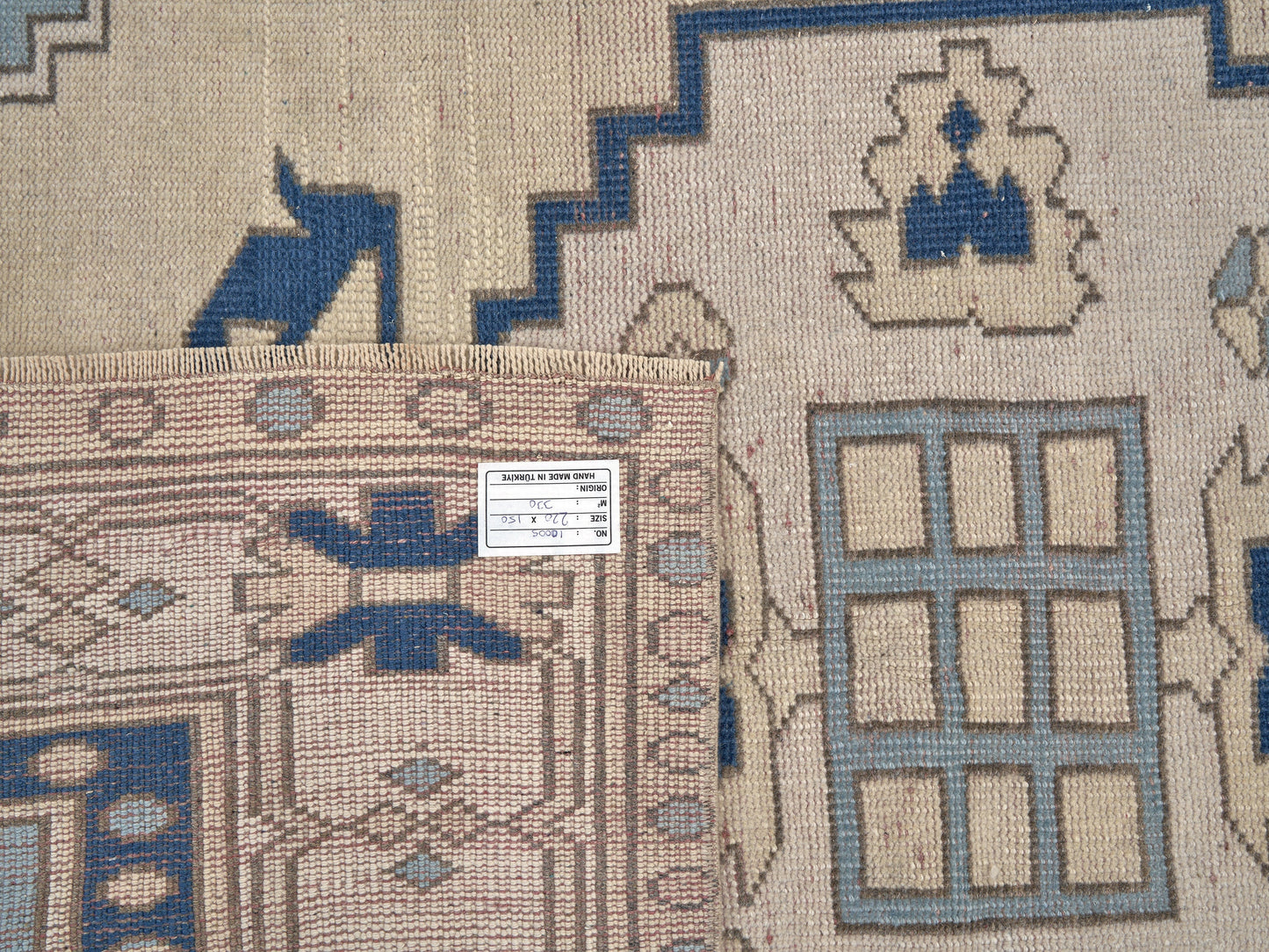 Turkish Rug, Vintage Rug, Handmade Rug, Oushak Rug, Area Rug, Neutral Rug, Living Room Rug, Carpet Rug, Vintage Carpet, Rug 5x7, 10005