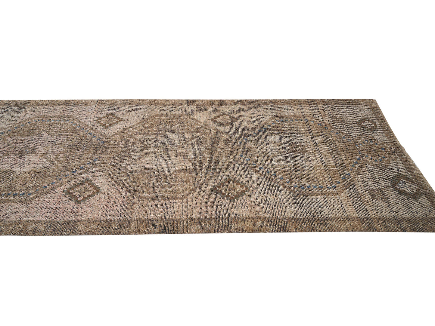 Turkish Oushak Runner, Vintage Runner, Handmade Runner Rug, Carpet Runner, Floor Runner Rug, Hallway Runner, Runner Rug 4x11, 9500