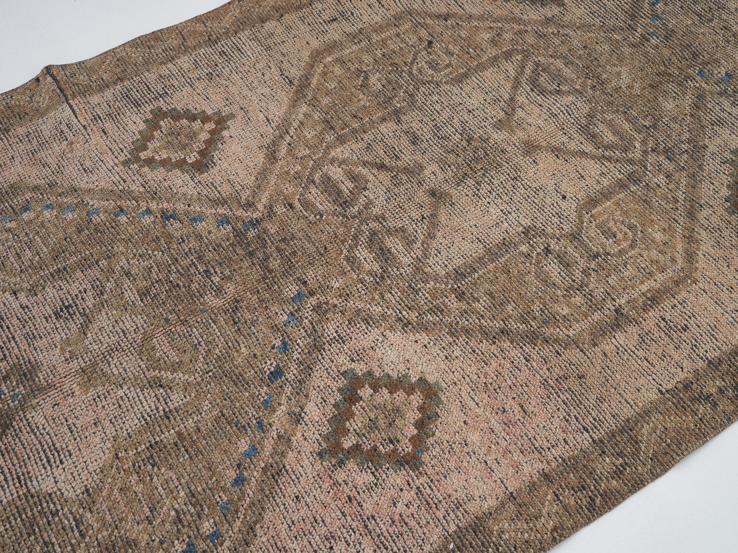 Turkish Oushak Runner, Vintage Runner, Handmade Runner Rug, Carpet Runner, Floor Runner Rug, Hallway Runner, Runner Rug 4x11, 9500