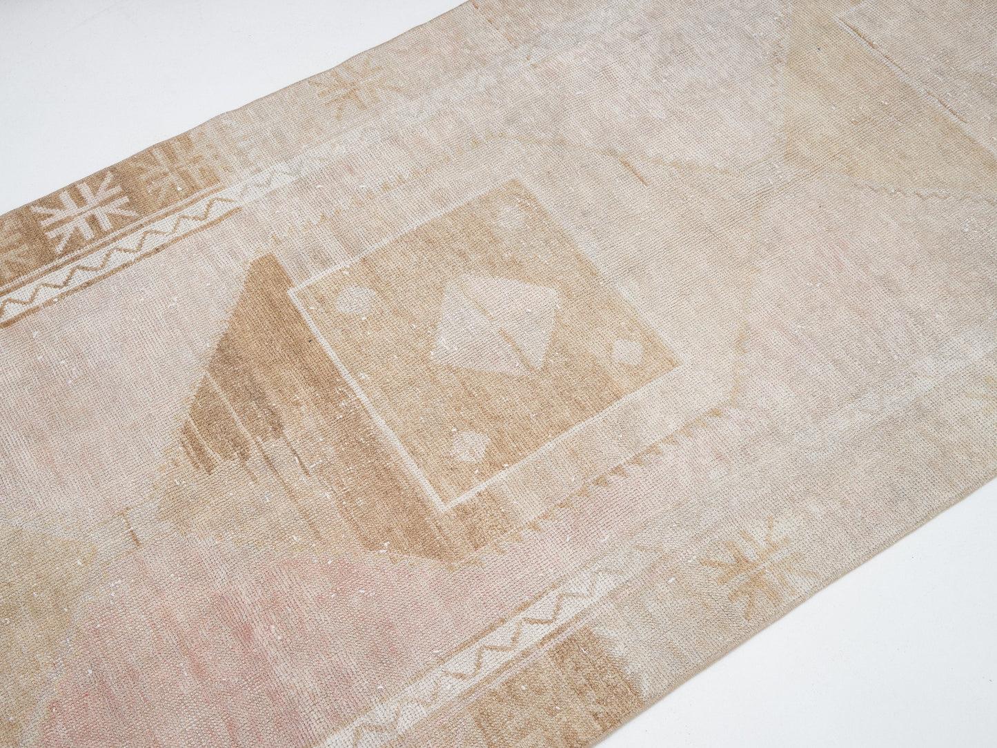 Vintage Oushak Runner, Turkish Runner, Carpet Runner, Handmade Antique Runner Rug, Hallway Runner, Coastal Decor, Runner Rug 3x9, 10454