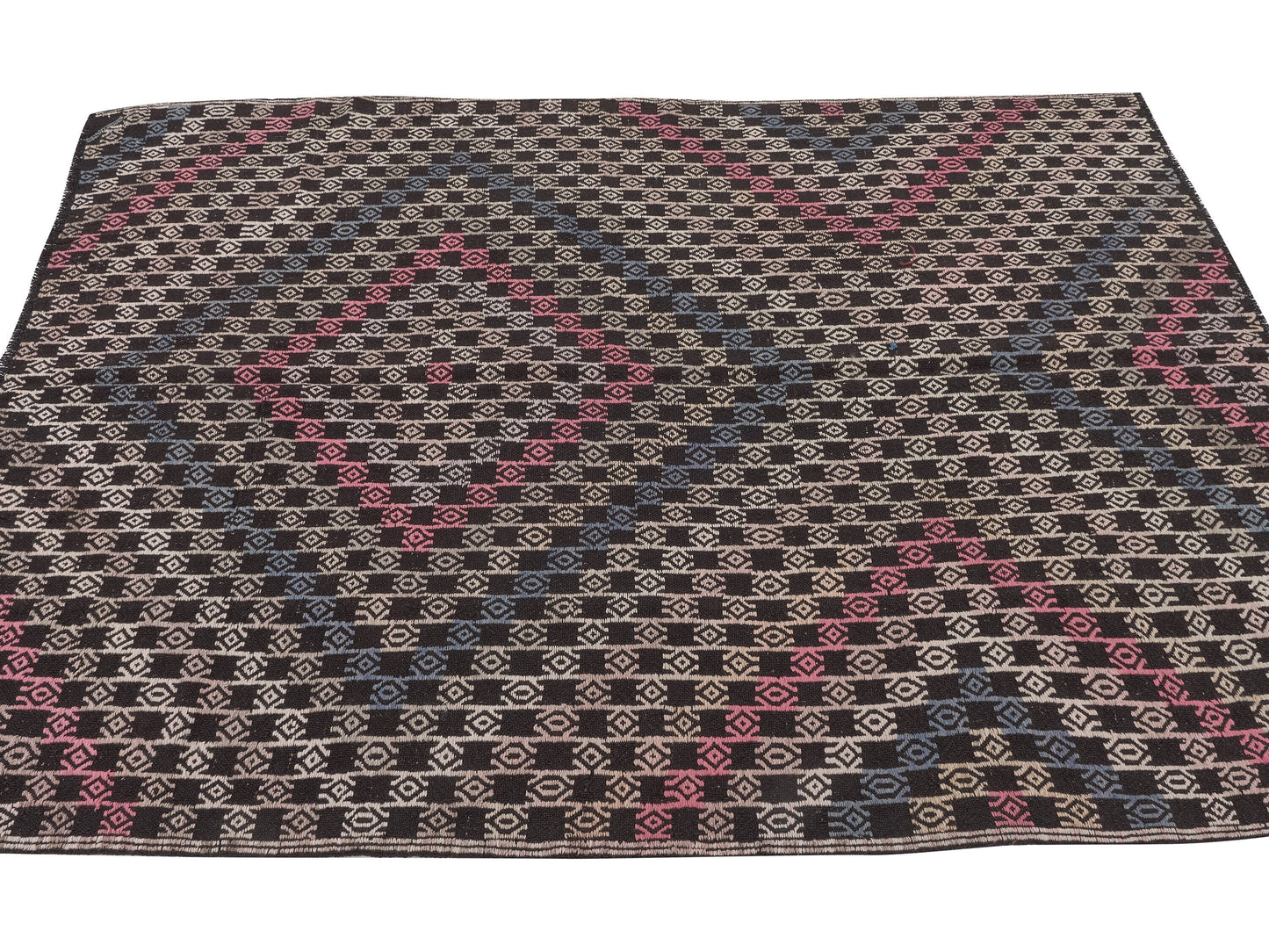 Turkish Kilim, Vintage Kilim, Kilim Rug, Handmade Area Bohemian Kilim Rug, Eclectic Kilim Rug, Turkish Kilim Rug, Kilim Rug 5x8, 11178