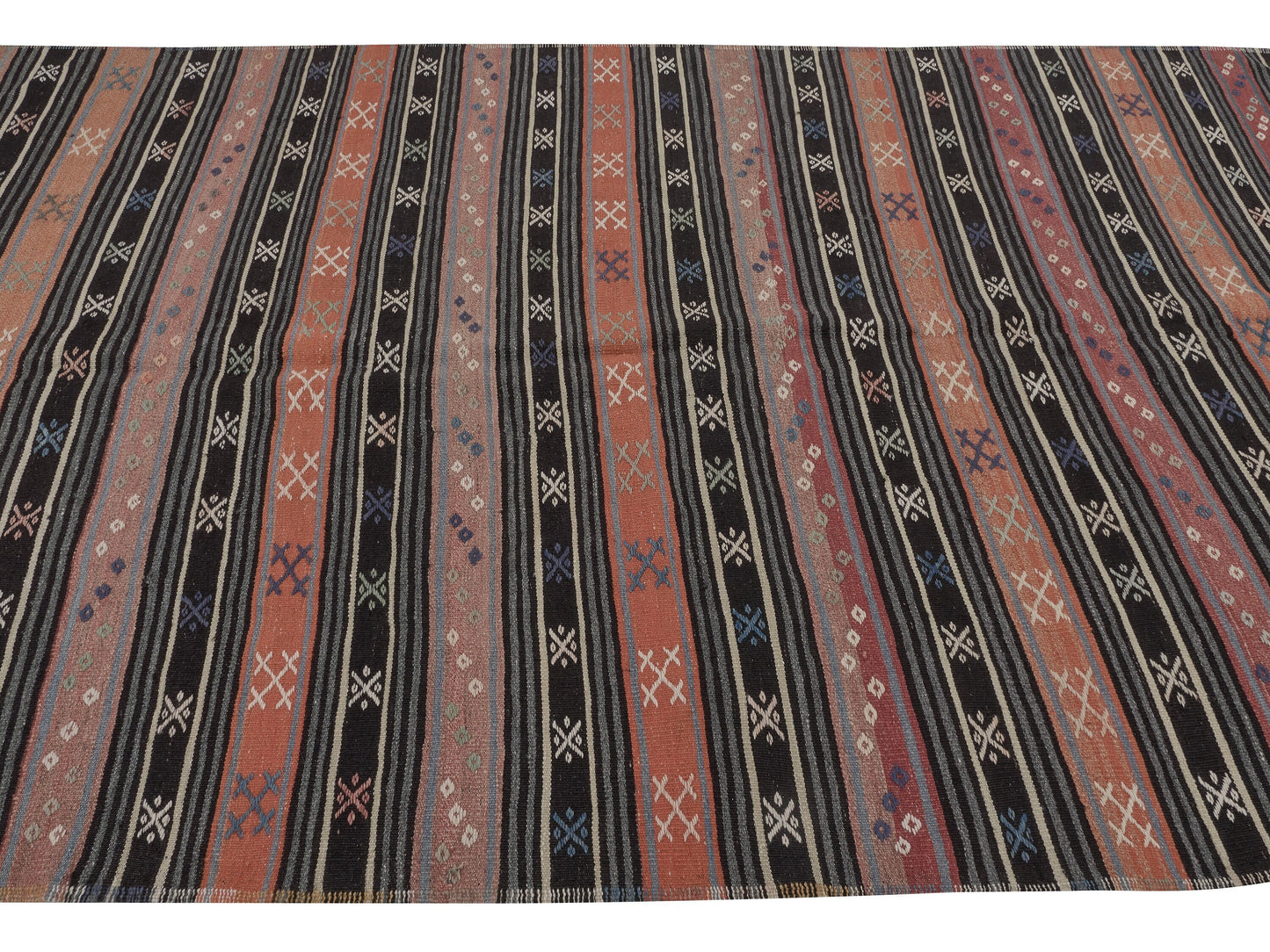 Turkish Kilim, Kilim Rug, Vintage Kilim, Handmade Anatolia Floor Kilim Rug, Area Muted Kilim Rug, Entryway Rug, Kilim Rug 6x11, 11183