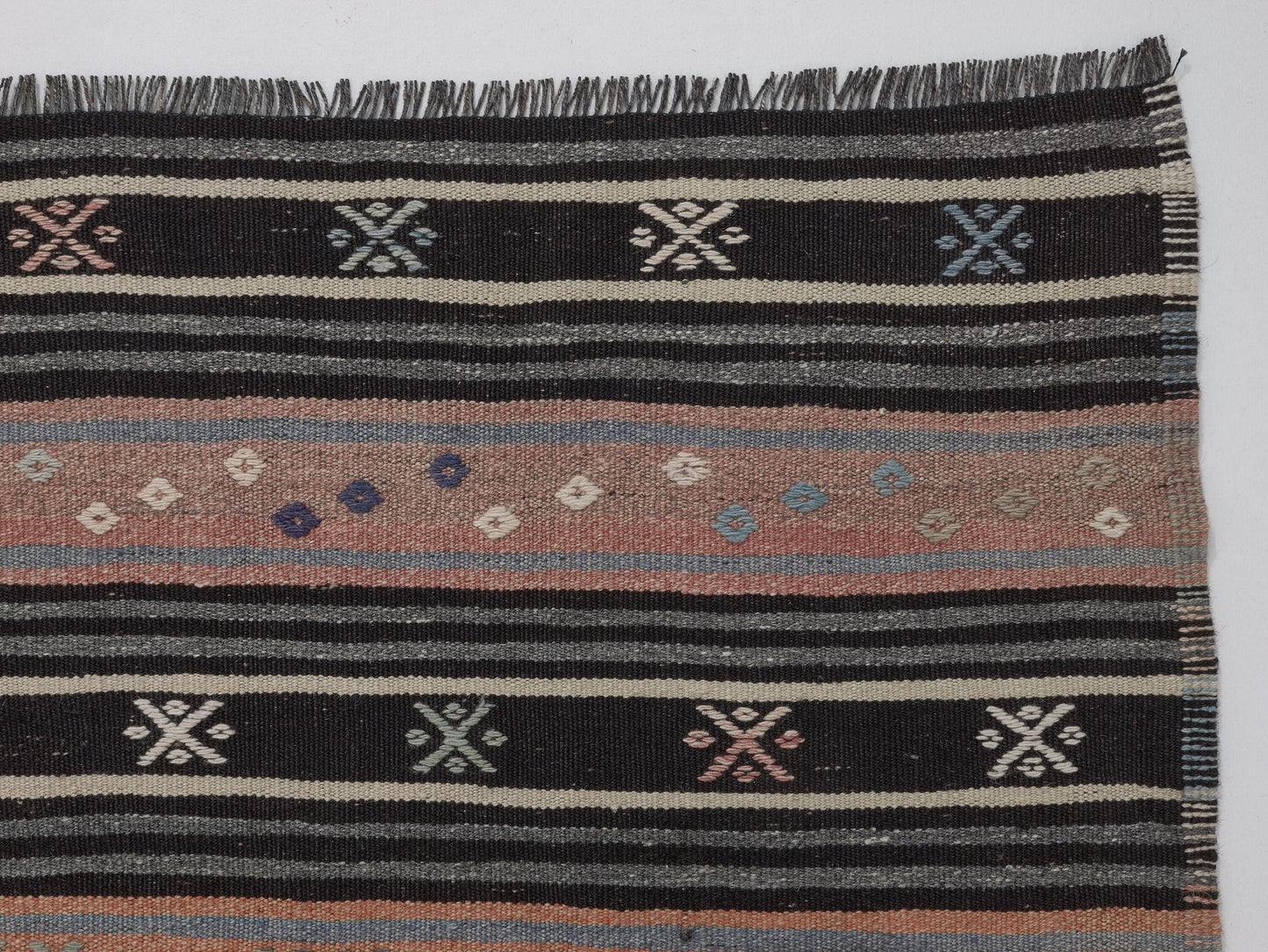 Turkish Kilim, Kilim Rug, Vintage Kilim, Handmade Anatolia Floor Kilim Rug, Area Muted Kilim Rug, Entryway Rug, Kilim Rug 6x11, 11183