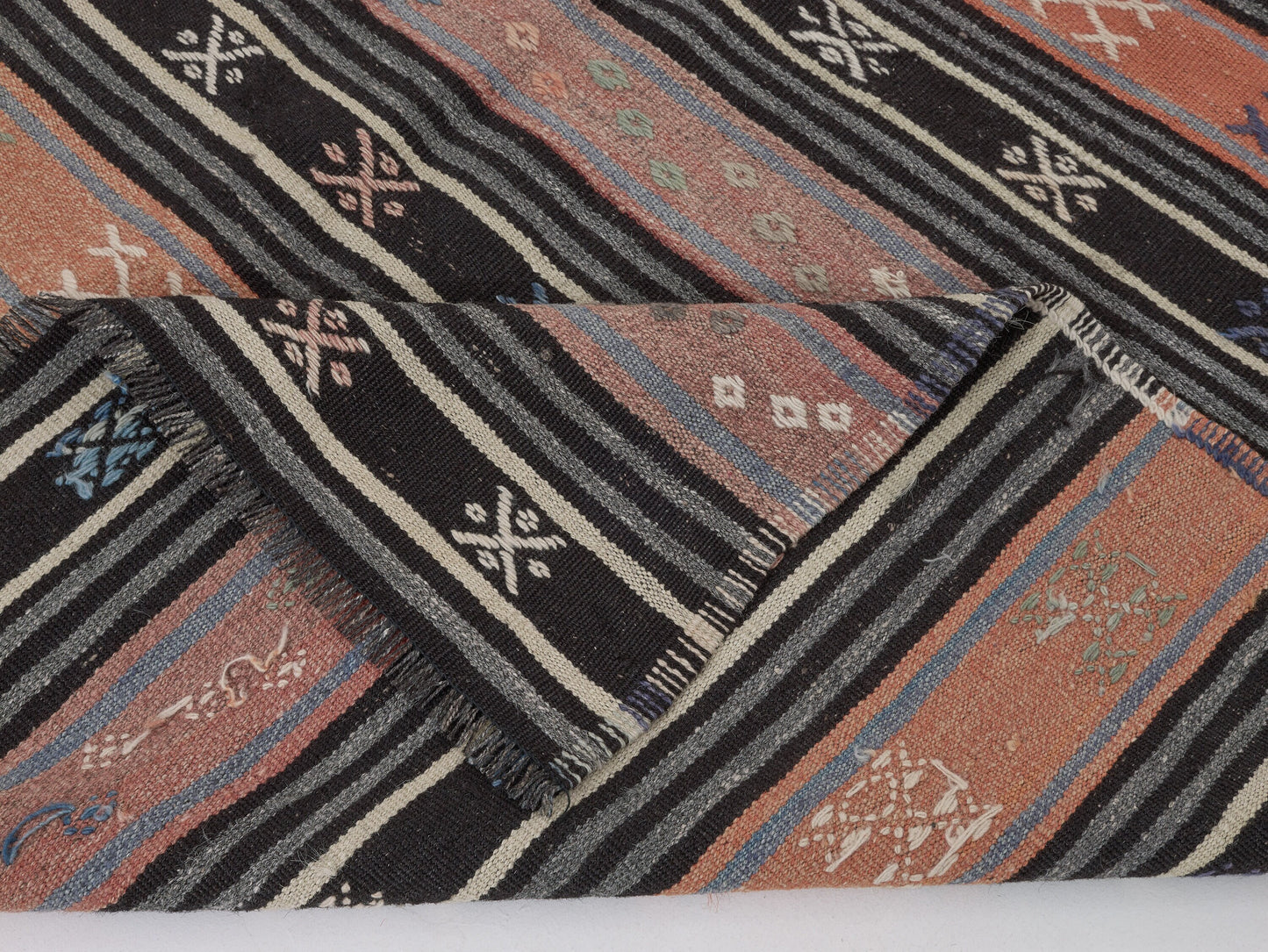 Turkish Kilim, Kilim Rug, Vintage Kilim, Handmade Anatolia Floor Kilim Rug, Area Muted Kilim Rug, Entryway Rug, Kilim Rug 6x11, 11183