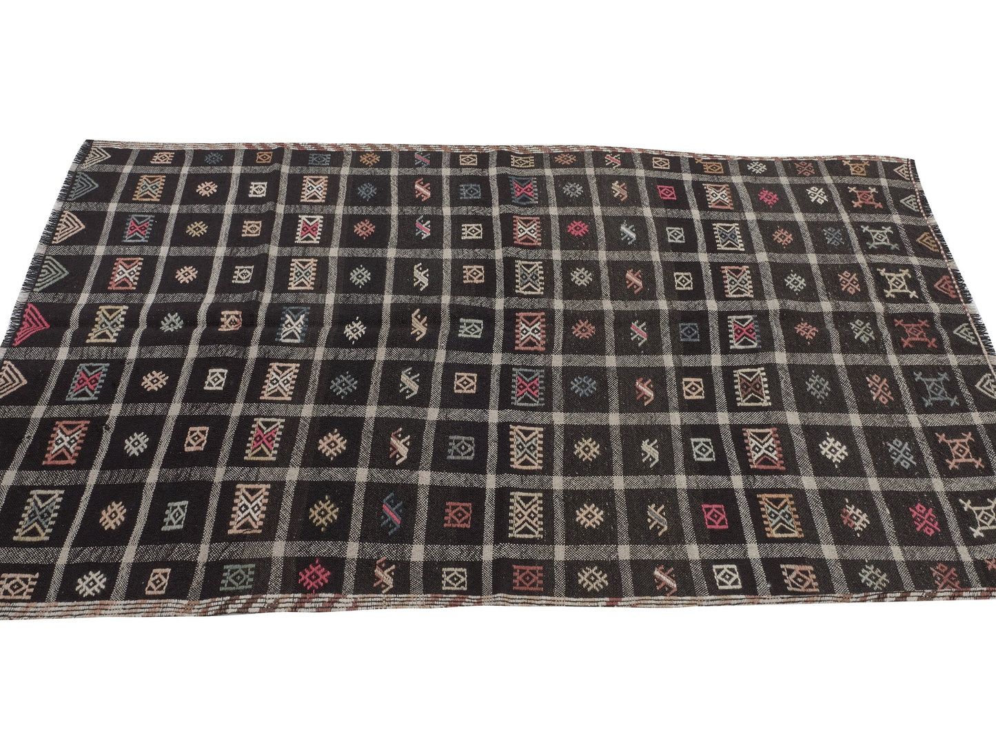 Kilim Rug 4x8, Turkish Kilim, Handmade Anatolia Rustic Kilim Rug, Vintage Kilim, Turkish Kilim Rug, Area Kilim Rug, Living Room Rug, 11193