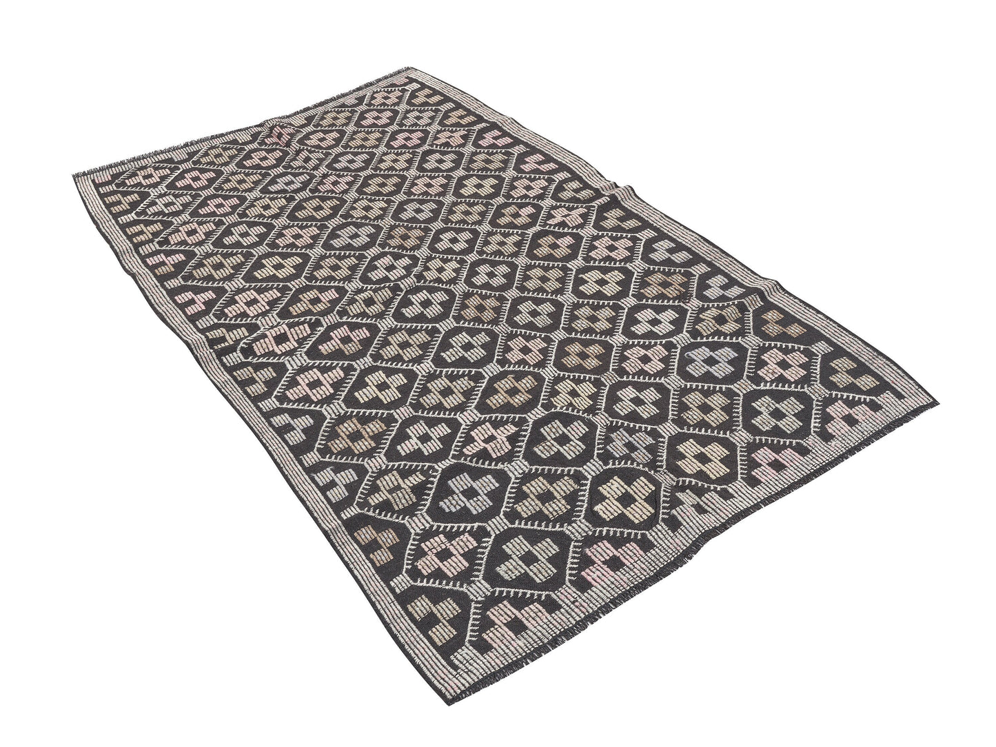 Kilim Rug 5x7, Turkish Kilim, Vintage Kilim, Handmade Area Faded Rug, Rug Kilim, Turkish Kilim Rug, Living Room Rug, Kilim Rug, 11197