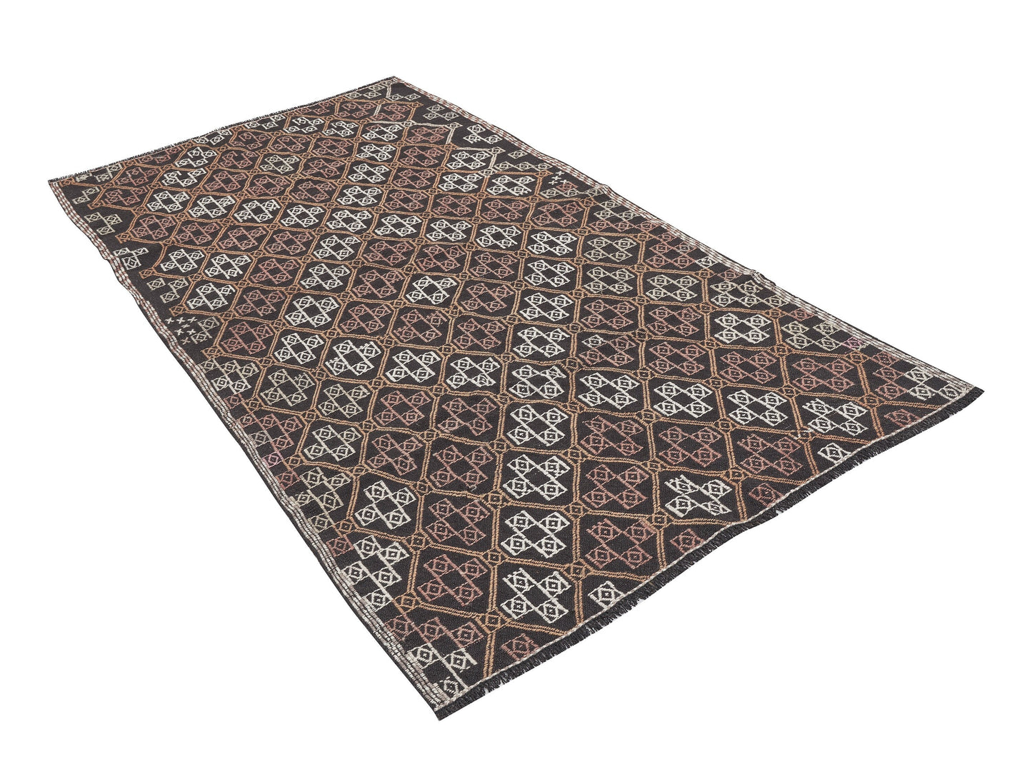 Turkish Kilim, Vintage Kilim, Area Kilim Rug, Handmade Bohemian Faded Kilim Rug, Turkish Kilim Rug, Entryway Rug, Kilim Rug 4x8, 11198