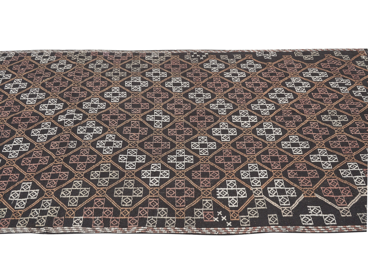 Turkish Kilim, Vintage Kilim, Area Kilim Rug, Handmade Bohemian Faded Kilim Rug, Turkish Kilim Rug, Entryway Rug, Kilim Rug 4x8, 11198