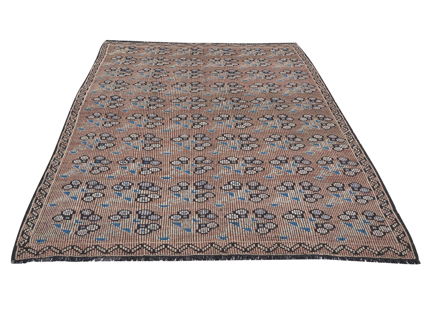 Turkish Kilim, Vintage Kilim, Kilim Rug 6x9, Handmade Eclectic Muted Kilim Rug, Area Kilim Rug, Office Rug, Bohemian Rug Kilim, 11204