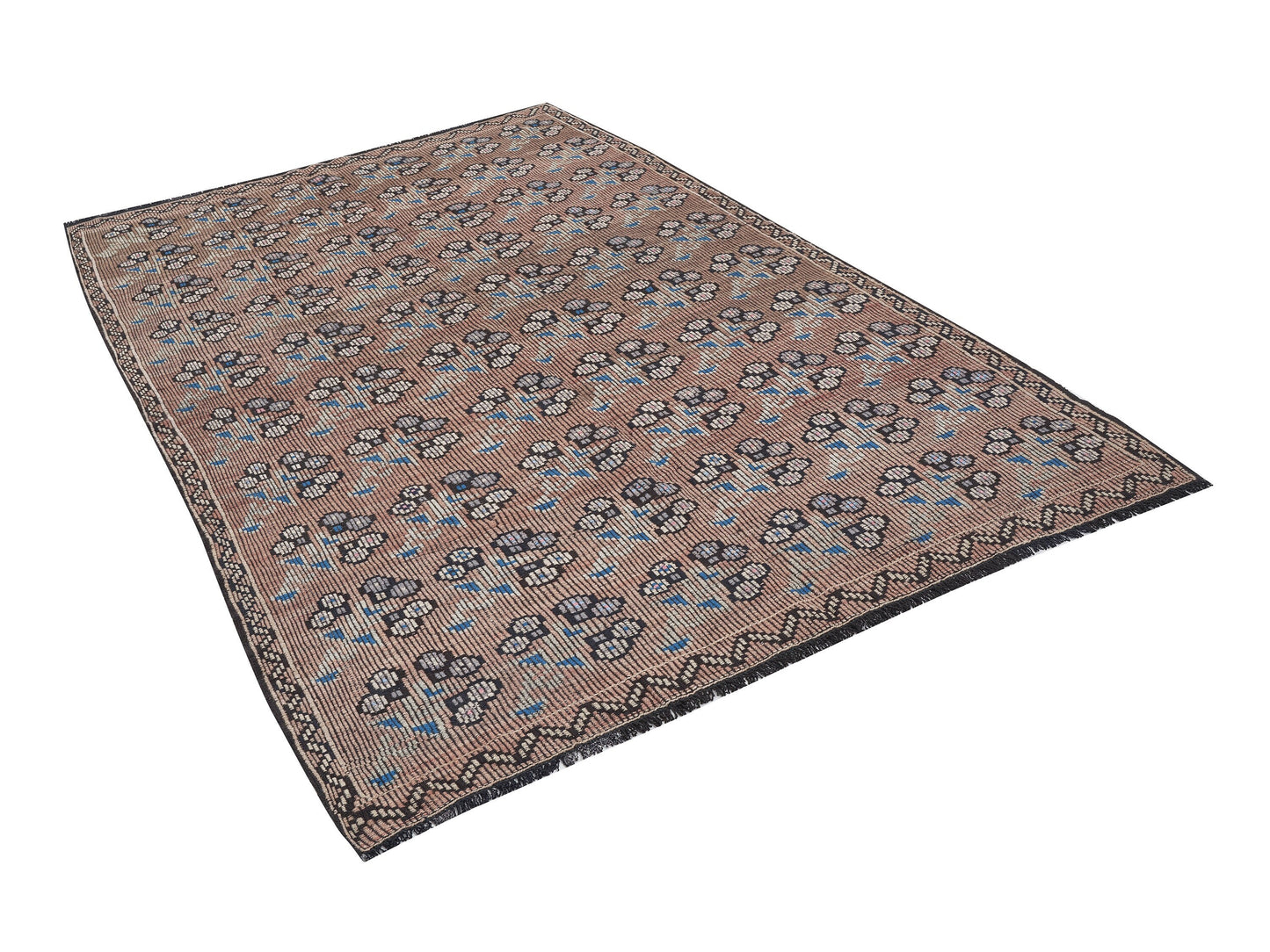 Turkish Kilim, Vintage Kilim, Kilim Rug 6x9, Handmade Eclectic Muted Kilim Rug, Area Kilim Rug, Office Rug, Bohemian Rug Kilim, 11204