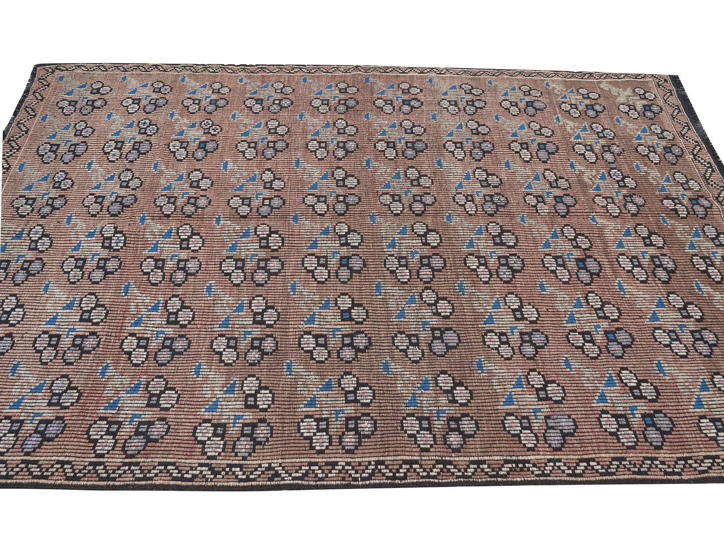 Turkish Kilim, Vintage Kilim, Kilim Rug 6x9, Handmade Eclectic Muted Kilim Rug, Area Kilim Rug, Office Rug, Bohemian Rug Kilim, 11204