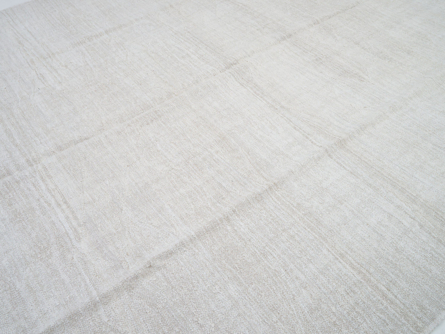Turkish Kilim, Vintage Kilim, Handmade Scandinavian Kilim Rug, Oversize Rug, White Hemp Rug, Large Rug, Rug Kilim, Kilim Rug 10x12, 12235