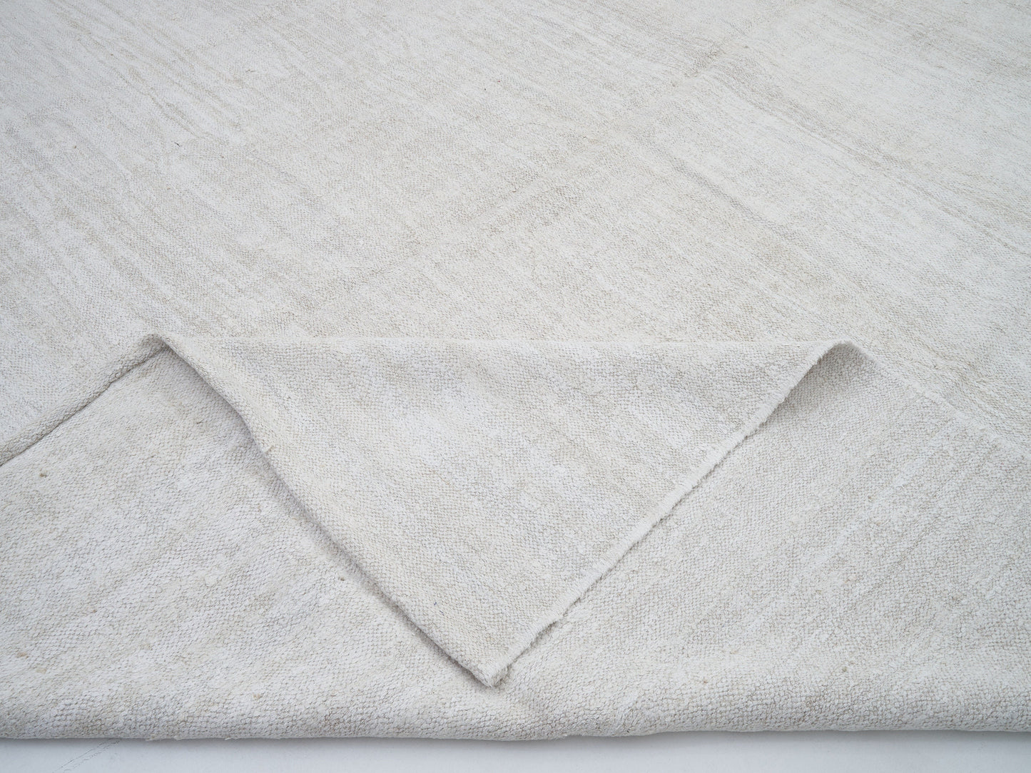 Turkish Kilim, Vintage Kilim, Handmade Scandinavian Kilim Rug, Oversize Rug, White Hemp Rug, Large Rug, Rug Kilim, Kilim Rug 10x12, 12235