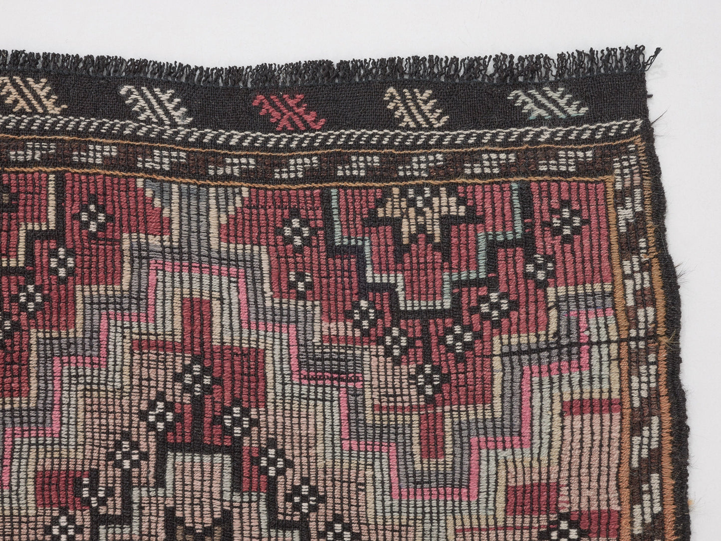 Vintage Kilim, Turkish Kilim, Kilim Rug, Handmade Anatolia Kilim Rug, Area Eclectic Kilim Rug, Bohemian Kilim Rug, Kilim Rug 6x7, 11179
