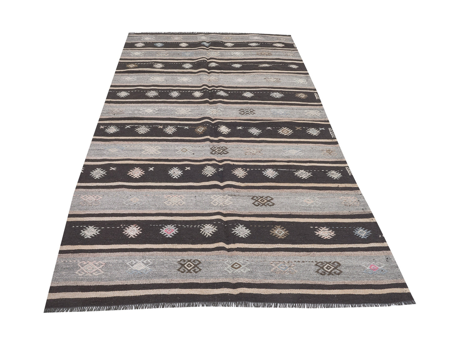 Primitive Kilim Rug, Turkish Kilim, Vintage Kilim, Handmade Area Rustic Kilim Rug, Turkish Kilim Rug, Living Room Rug, Kilim Rug 5x10, 11187
