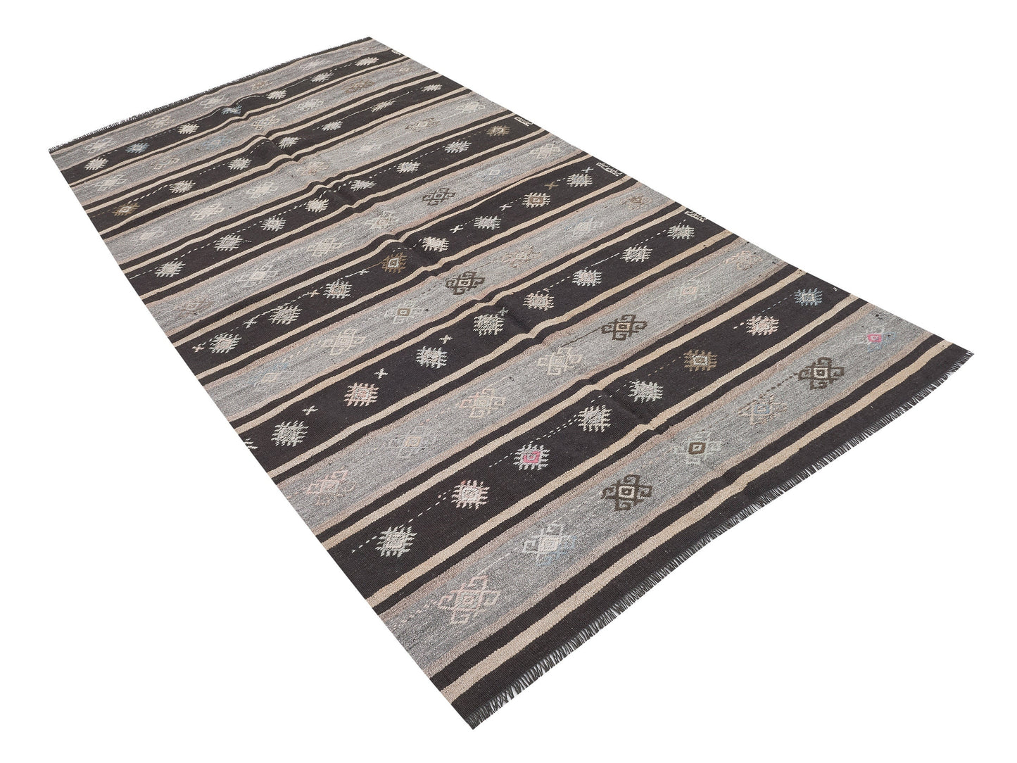 Primitive Kilim Rug, Turkish Kilim, Vintage Kilim, Handmade Area Rustic Kilim Rug, Turkish Kilim Rug, Living Room Rug, Kilim Rug 5x10, 11187