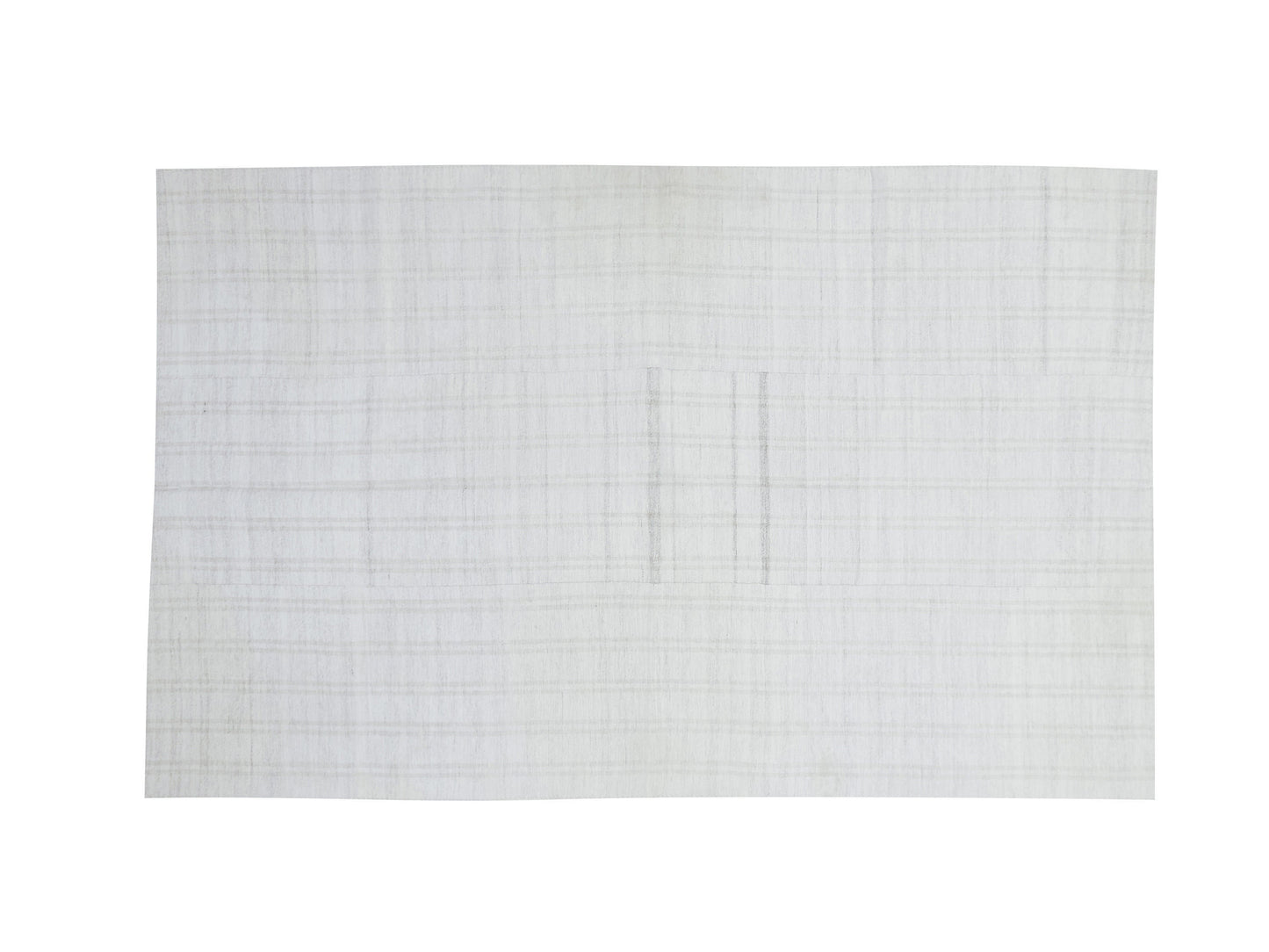 White Turkish Kilim Rug, Vintage Flat Weave Striped Kilim Rug, Handmade Scandinavian Kilim Rug, Neutral Muted Kilim Rug, Kilim Rug 6x9, 9912