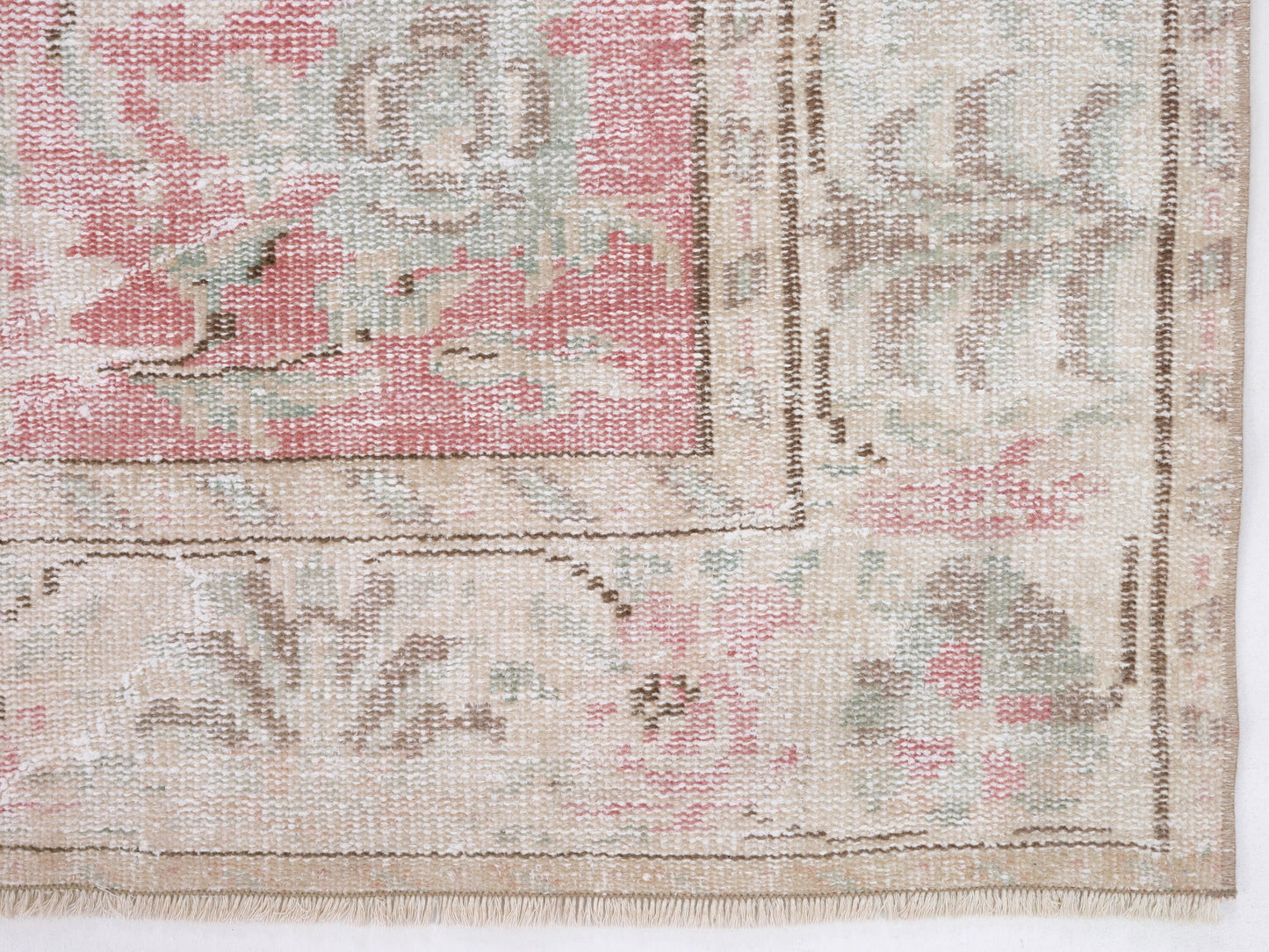 Turkish rug Neutral, Oushak rug 6x9, Vintage rug ,Anatolia rug, Handmade rug, Area rug 6x9, Carpet rug, Living room rug, Muted rug, 10478