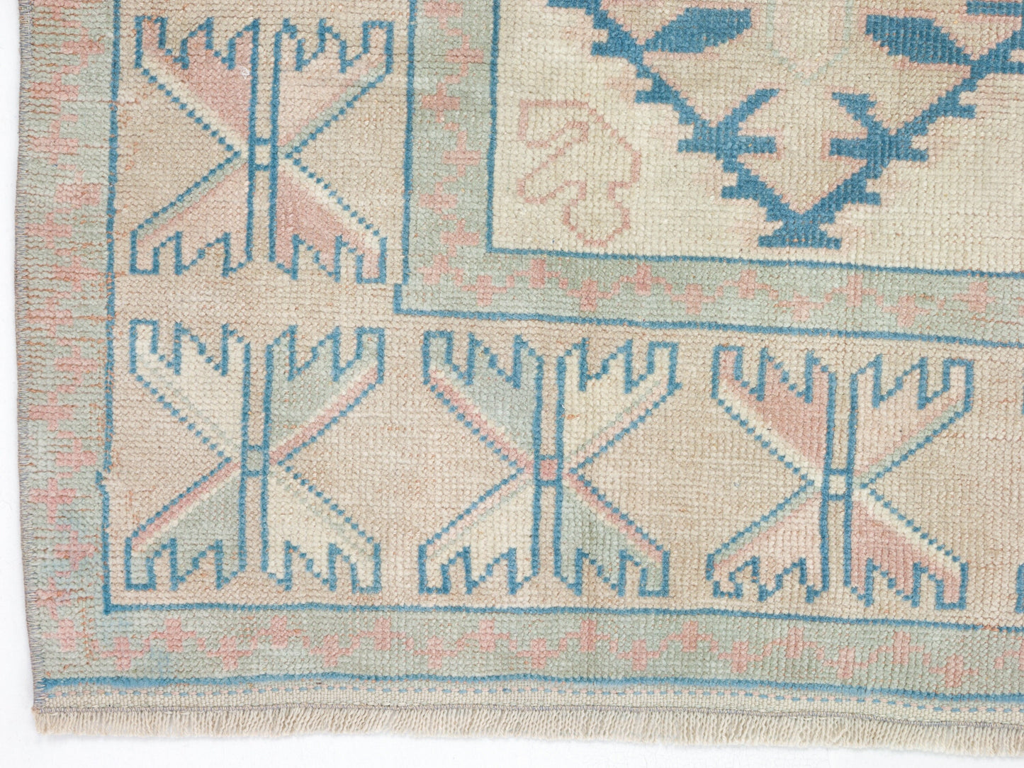 5x8 Beige Anatolian Vintage rug , Oushak Handwoven Old Rug , 5x8 Turkish Faded rug , Area rug ,Unique rug, Neutral rug, 8698