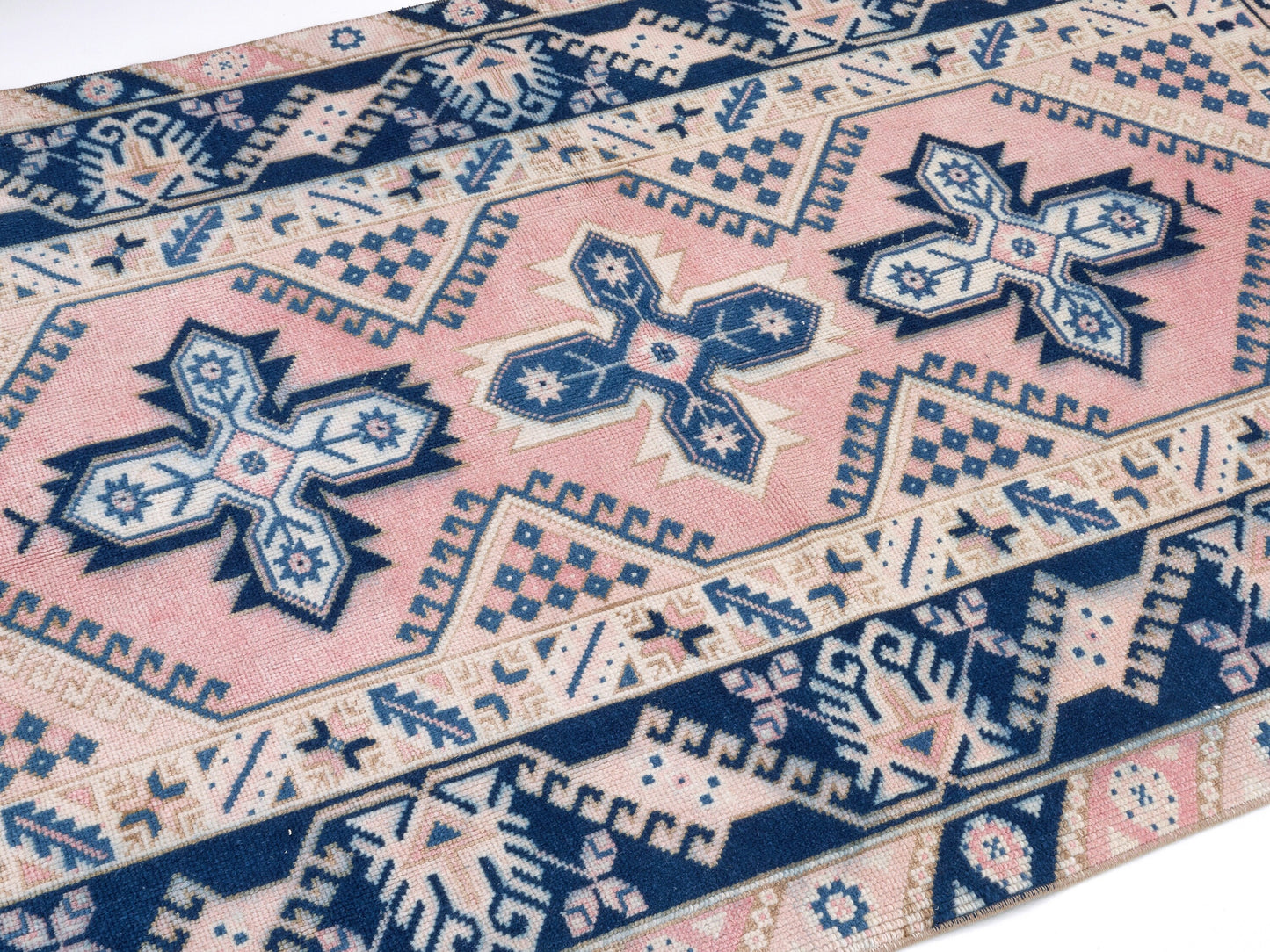 Vintage Rug 4x6, Turkish Oushak Rug, Handmade Bohemian Unique Rug, Kid Room Rug, Neutral Area Eclectic Rug, Turkey Rug, Carpet Rug, 10366