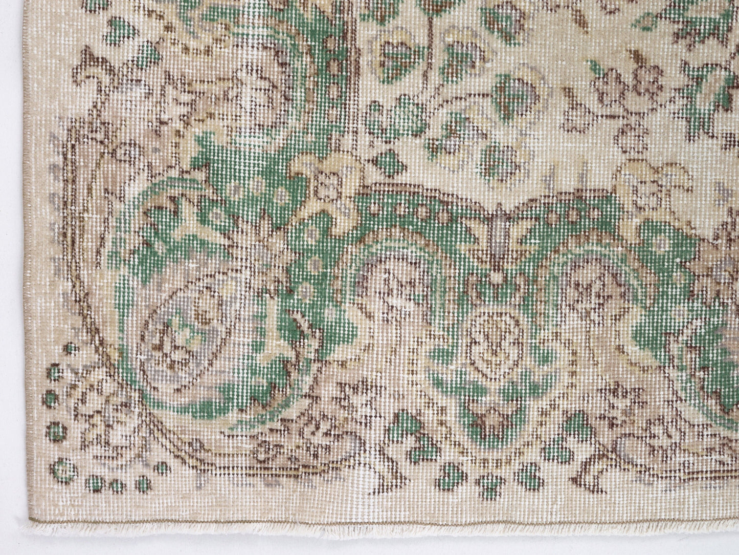 Rug 5x9, Vintage Oushak Rug, Turkish Handmade Rug, Neutral Area Rug, Turkey Rug, Living Room Rug, Scandinavian Faded Rug, Carpet Rug, 10375