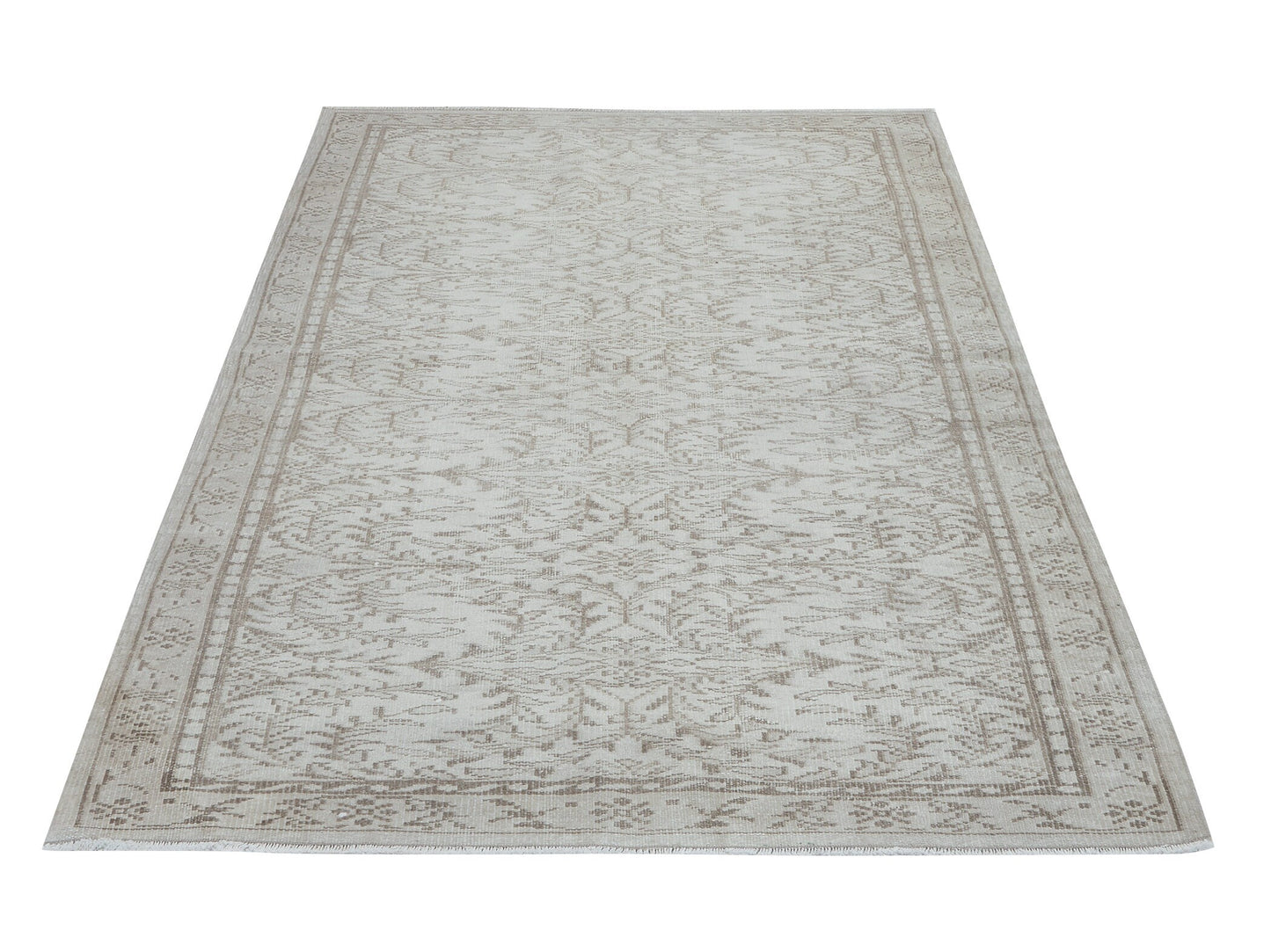 Turkish Rug, Handmade Rug, Vintage Oushak Rug, Area Unique Rug, Bedroom Rug, Neutral Muted Rug, Carpet Rug, Turkey Rug, Rug 5x8, 12410