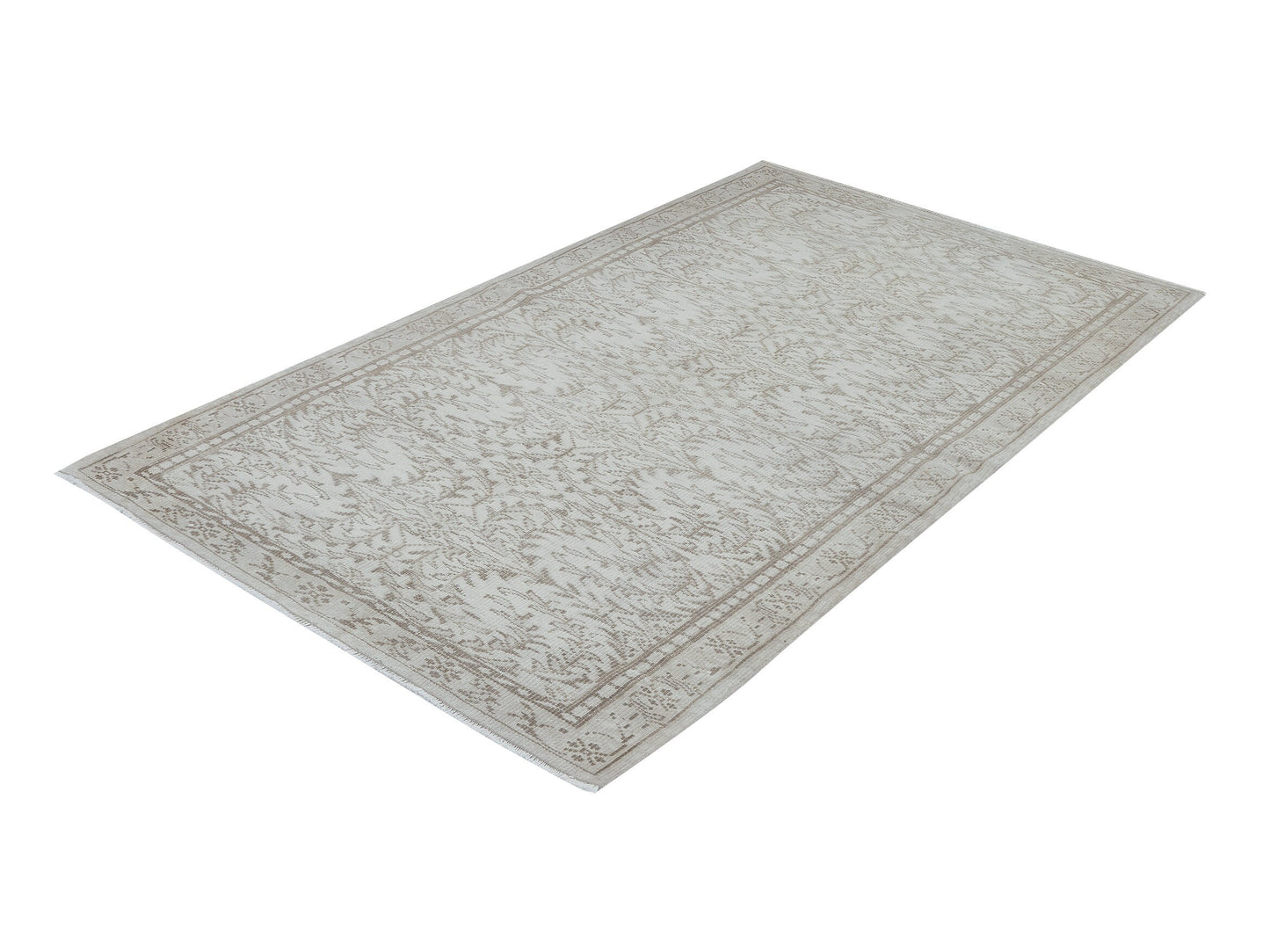 Turkish Rug, Handmade Rug, Vintage Oushak Rug, Area Unique Rug, Bedroom Rug, Neutral Muted Rug, Carpet Rug, Turkey Rug, Rug 5x8, 12410