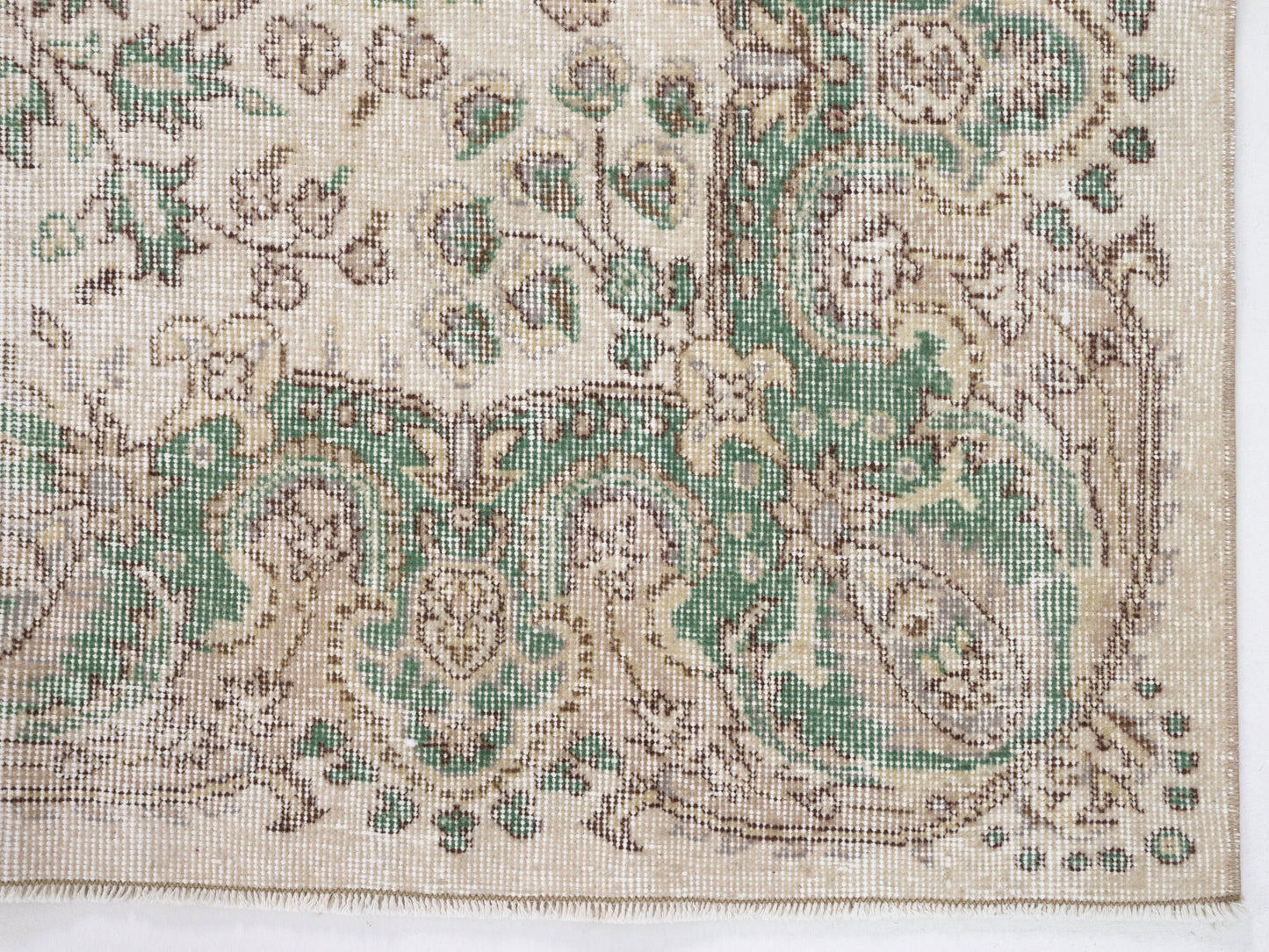 Rug 5x9, Vintage Oushak Rug, Turkish Handmade Rug, Neutral Area Rug, Turkey Rug, Living Room Rug, Scandinavian Faded Rug, Carpet Rug, 10375