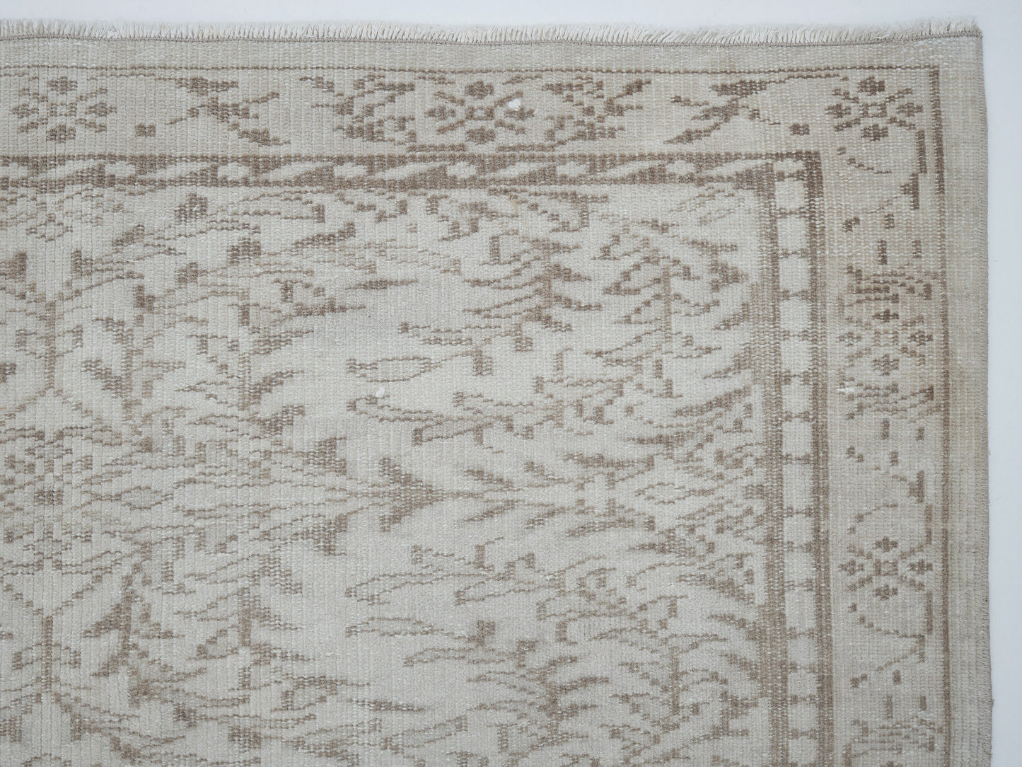 Turkish Rug, Handmade Rug, Vintage Oushak Rug, Area Unique Rug, Bedroom Rug, Neutral Muted Rug, Carpet Rug, Turkey Rug, Rug 5x8, 12410