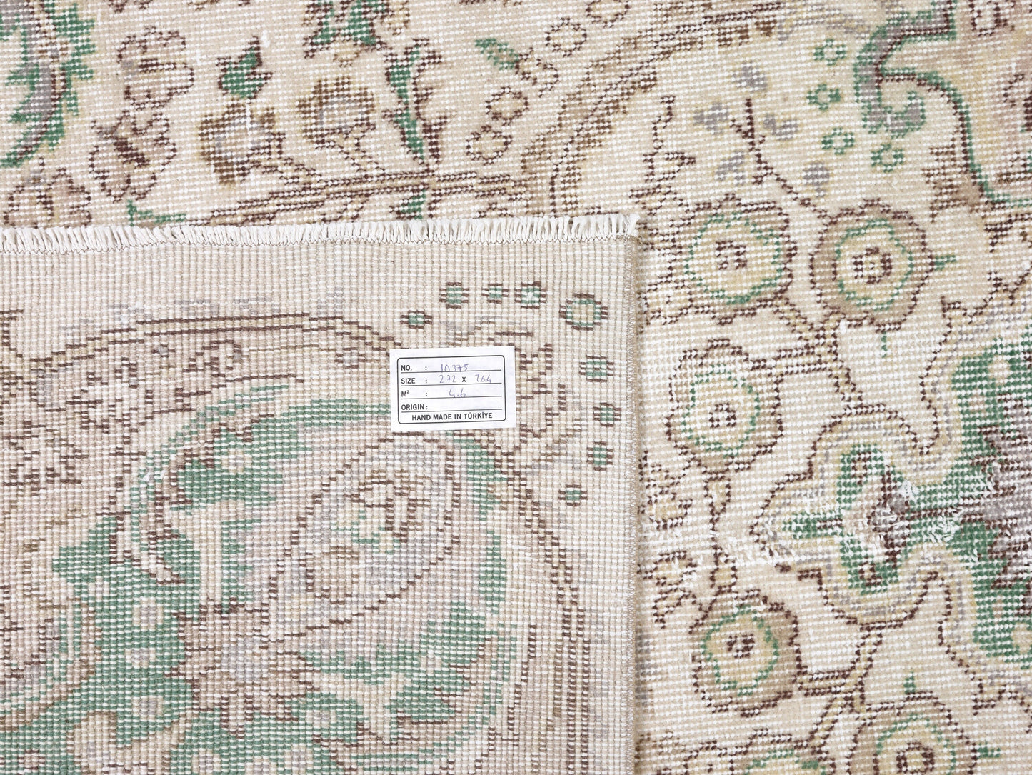 Rug 5x9, Vintage Oushak Rug, Turkish Handmade Rug, Neutral Area Rug, Turkey Rug, Living Room Rug, Scandinavian Faded Rug, Carpet Rug, 10375