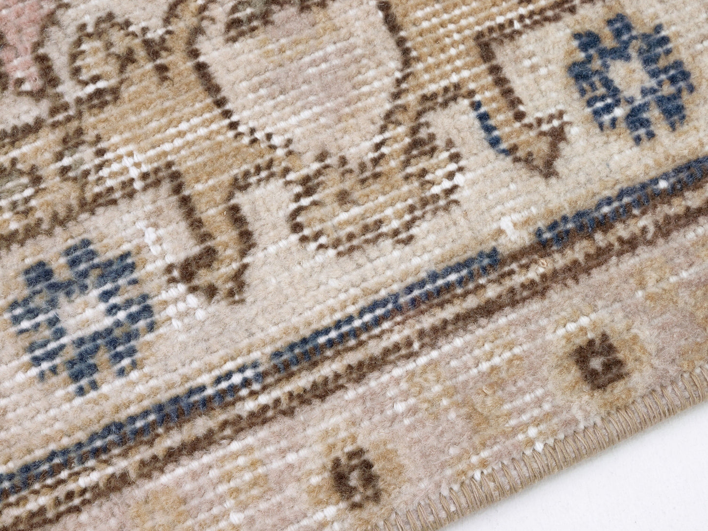 Turkish Rug, Vintage Area Rug, Oushak Handmade Rug, Primitive Rustic Rug, Office Rug, Turkey Rug, Anatolia Faded Rug, Rug 4x6, 10364