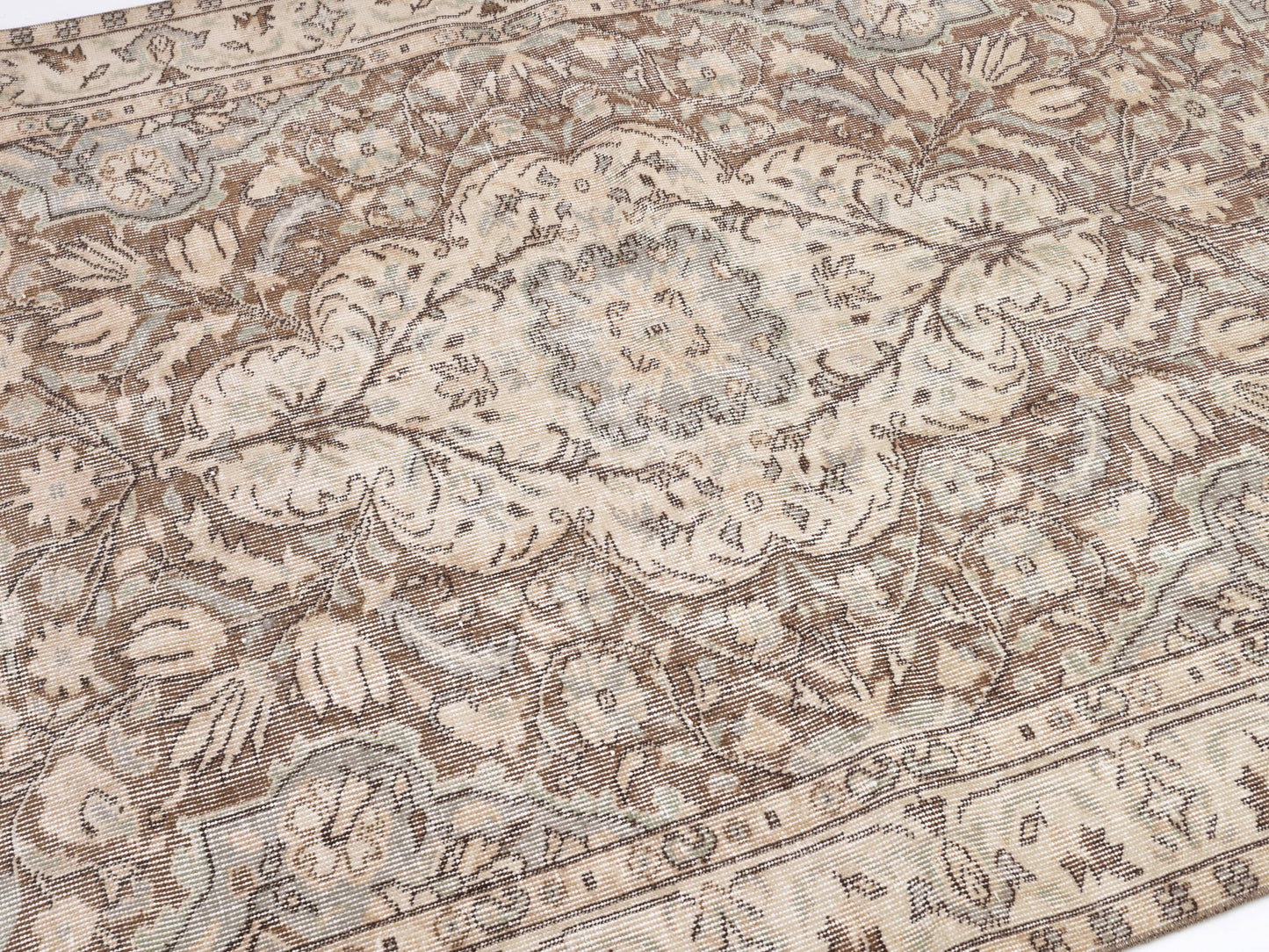 Turkish Rug, Vintage Faded Rug, Oushak Unique Rug, Rug Primitive, Rug Living Room, Handmade Area Muted Rug, Neutral Rug, Rug 5x8, 10414