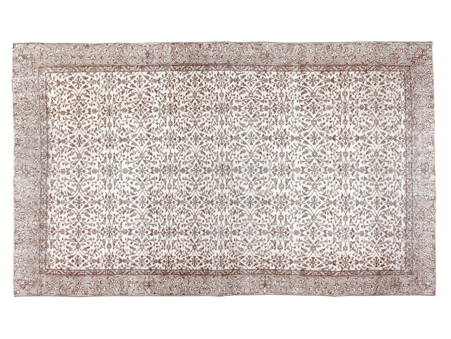 Handmade Rug, Vintage Oushak Unique Rug, Turkish Area Rustic Rug, Neutral Floor Rug, Primitive Rug, Kid Room Rug, Rug 5x7, Turkey Rug, 10418