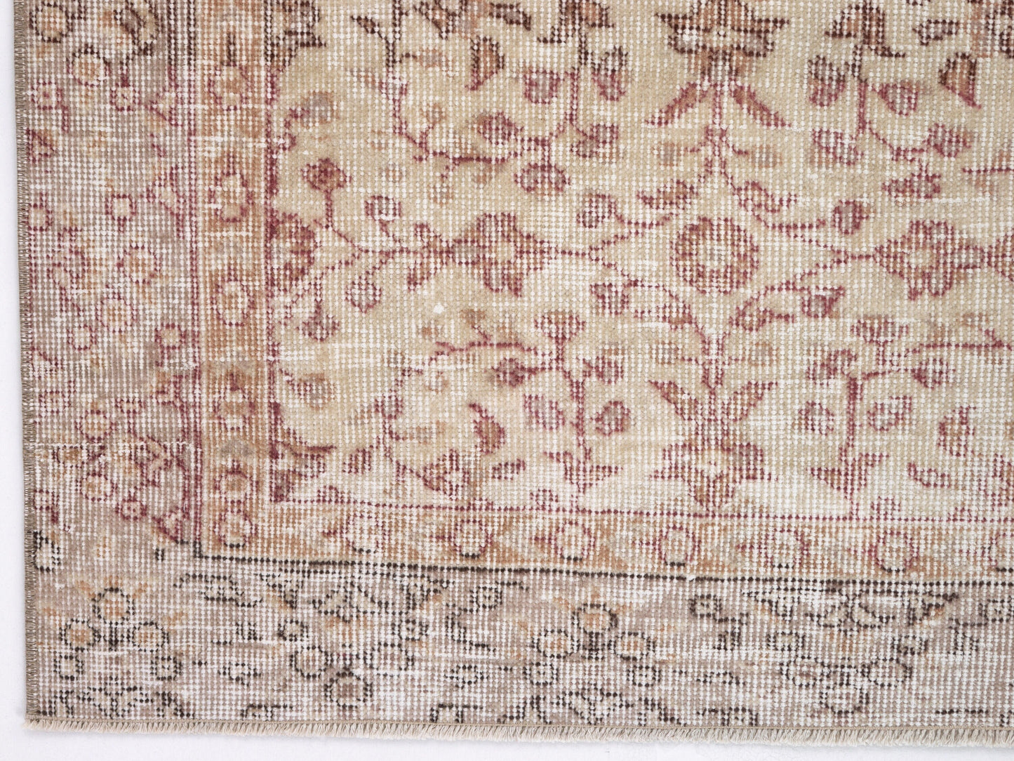 Handmade Rug, Vintage Oushak Unique Rug, Turkish Area Rustic Rug, Neutral Floor Rug, Primitive Rug, Kid Room Rug, Rug 5x7, Turkey Rug, 10418