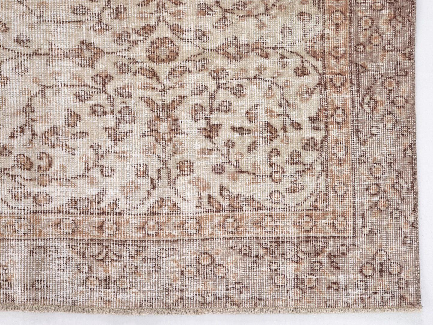 Handmade Rug, Vintage Oushak Unique Rug, Turkish Area Rustic Rug, Neutral Floor Rug, Primitive Rug, Kid Room Rug, Rug 5x7, Turkey Rug, 10418
