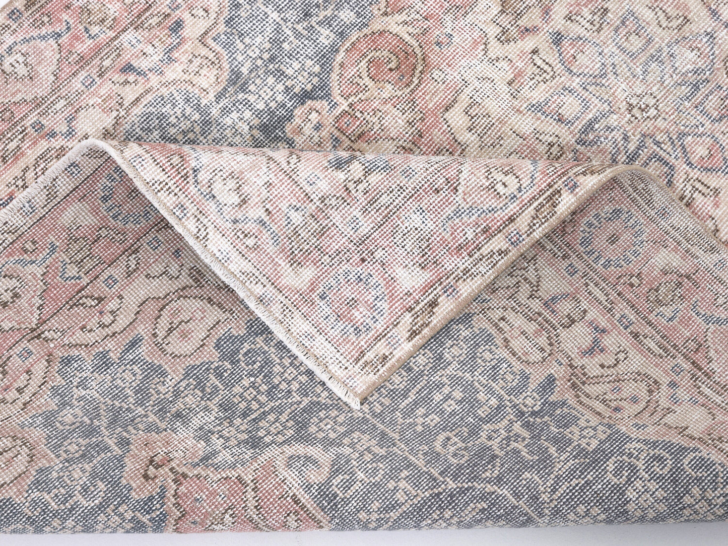 Turkish Rug 4x7, Vintage Handmade Rug, Oushak Unique Muted Rug, Neutral Area Floor Rug,Bedroom Rug, Turkey Rug, Small Rug, Carpet Rug, 10394