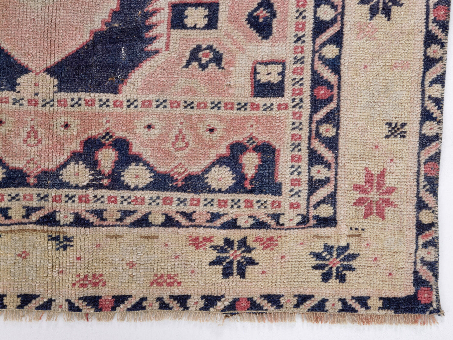 Vintage Rug, Turkish Oushak Rug, Handmade Rug, Neutral Area Rug, Bohemian Eclectic Rug, Small Rug, Entryway Rug, Rug 3x5, Turkey Rug, 10371