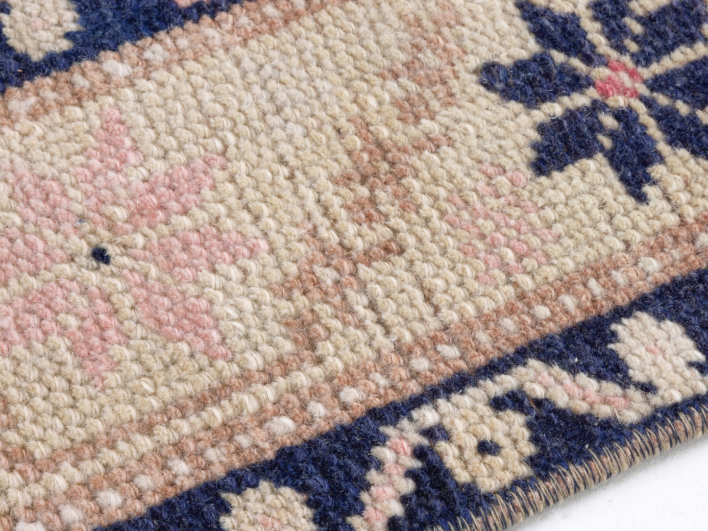 Vintage Rug, Turkish Oushak Rug, Handmade Rug, Neutral Area Rug, Bohemian Eclectic Rug, Small Rug, Entryway Rug, Rug 3x5, Turkey Rug, 10371