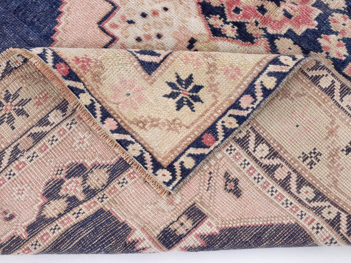 Vintage Rug, Turkish Oushak Rug, Handmade Rug, Neutral Area Rug, Bohemian Eclectic Rug, Small Rug, Entryway Rug, Rug 3x5, Turkey Rug, 10371