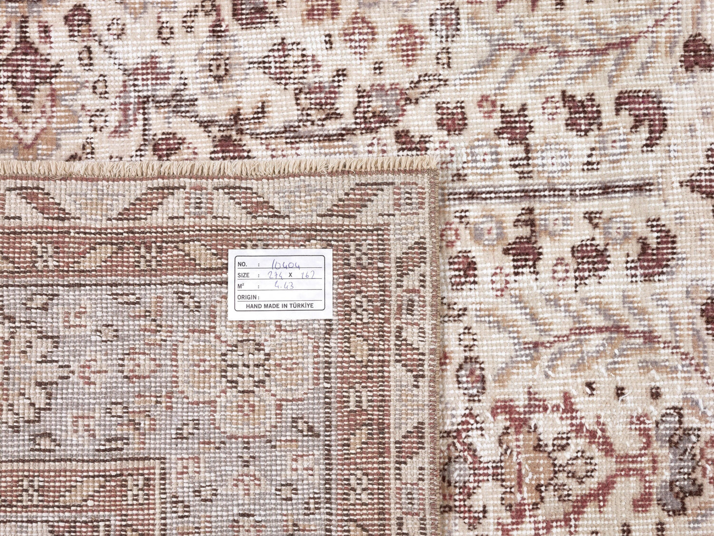 Turkish Bohemian Rug, Oushak Rug 5x9, Vintage Handmade Eclectic Rug, Office Rug, Neutral Area Muted Rug, Turkey Rug, Anatolia Rug, 10404