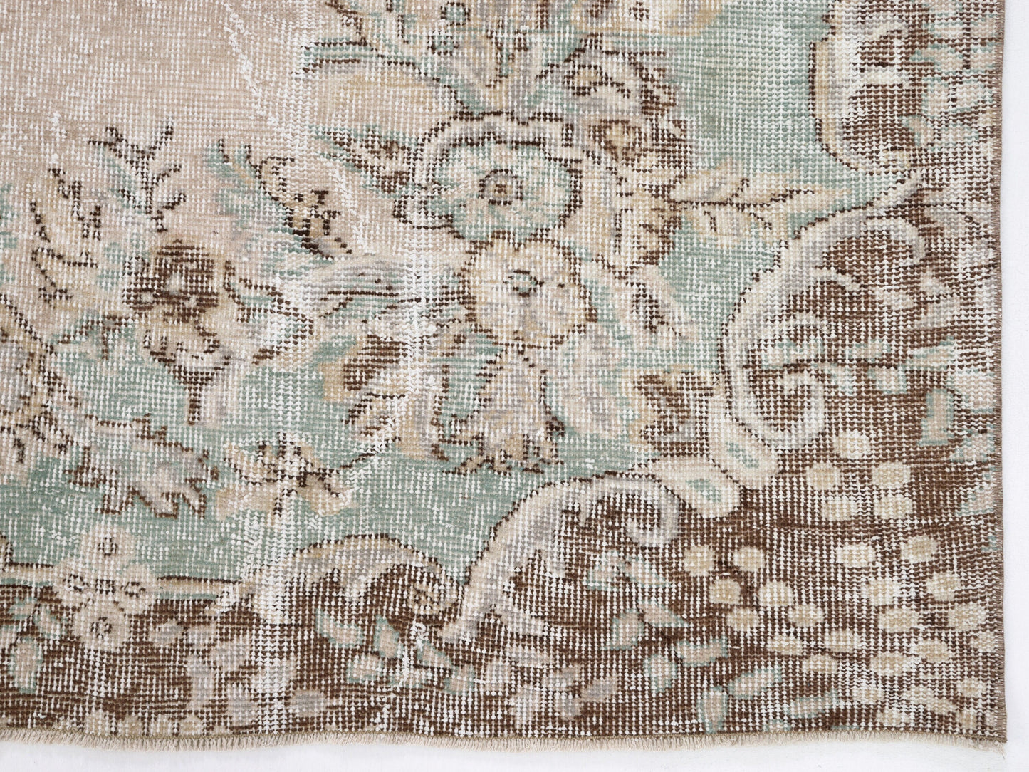 Handmade Rug, Bedroom Rug, Turkish Oushak Faded Rug, Neutral Area Muted Rug, Anatolia Rug, Vintage Unique Rug, Carpet Rug, Rug 5x9, 10397