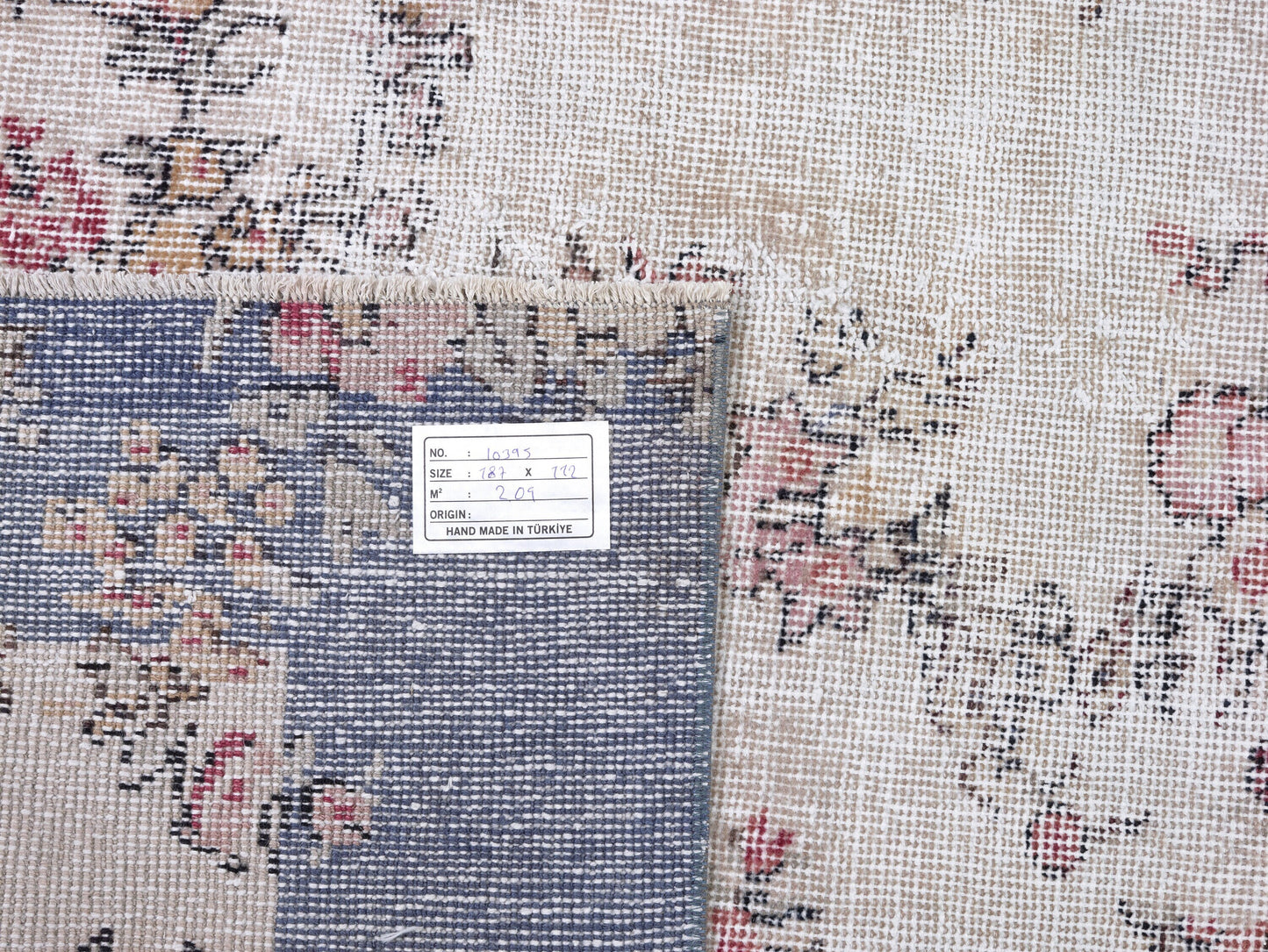 Vintage Rug, Turkish Oushak Rug, Handmade Area Rug, Neutral Faded Rug, Entryway Rug, Carpet Rug, Bohemian Eclectic Rug, Rug 4x6, 10395