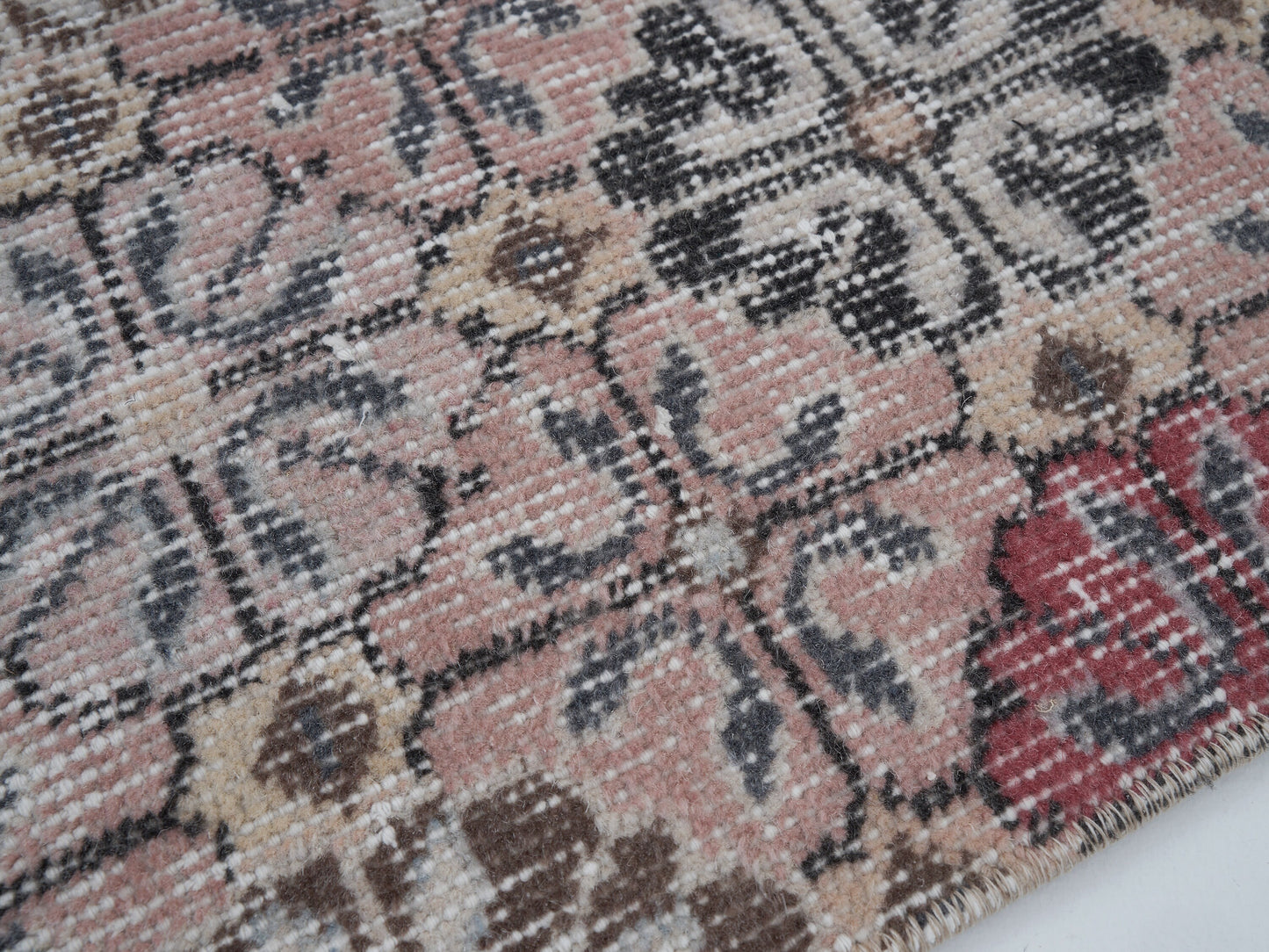 Turkish Handmade Rug, Vintage Oushak Rug, Area Unique Rug, Living Room Rug, Neutral Floor Rug, Vintage Carpet, Turkey Rug, Rug 5x9, 12413