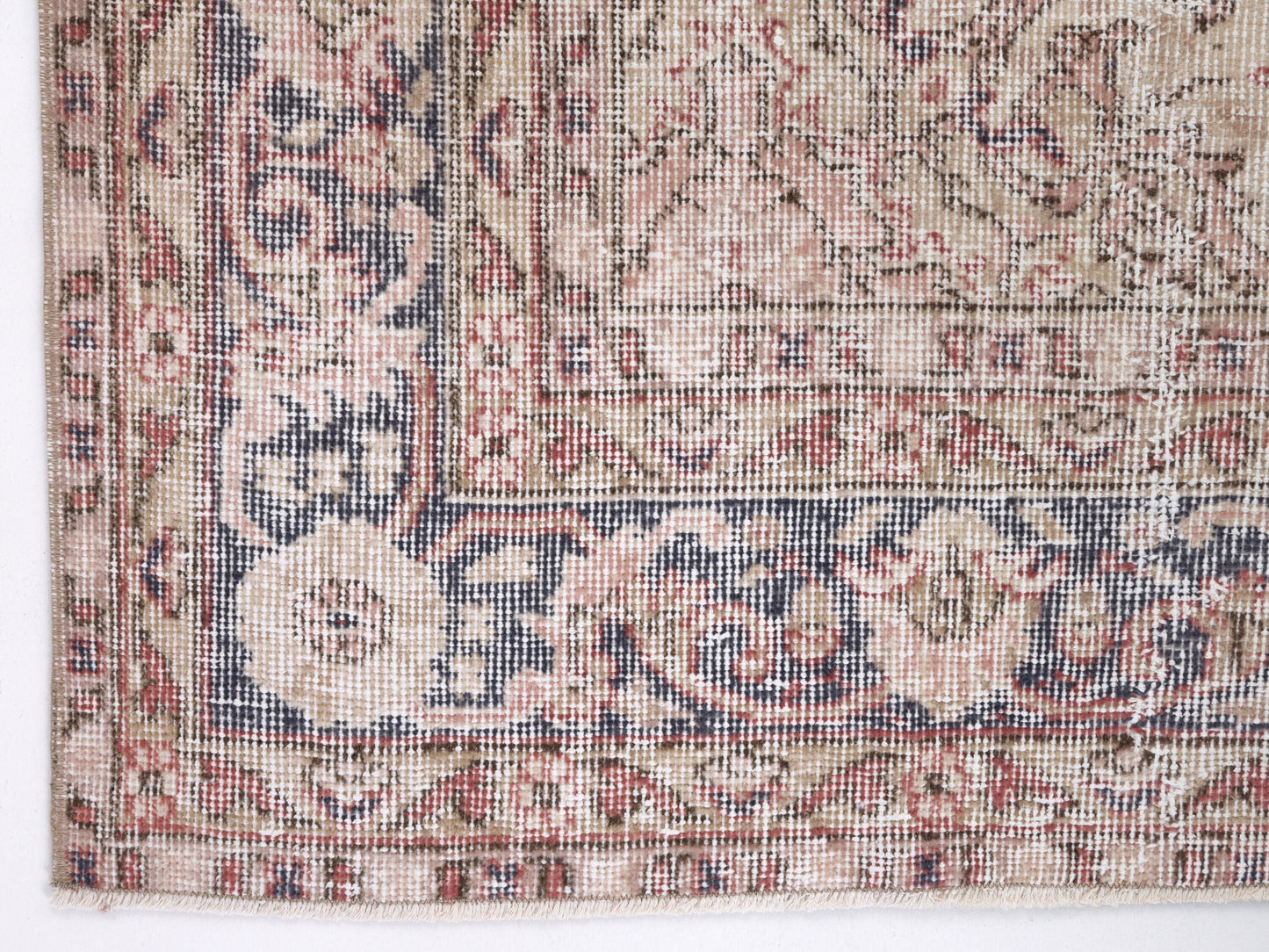 Turkish Rug, Vintage Antique Rug, Oushak Rug 6x9, Handmade Ethnic Rug, Area Bohemian Rug, Entryway Rug, Turkey Rug, Carpet Rug, 10412