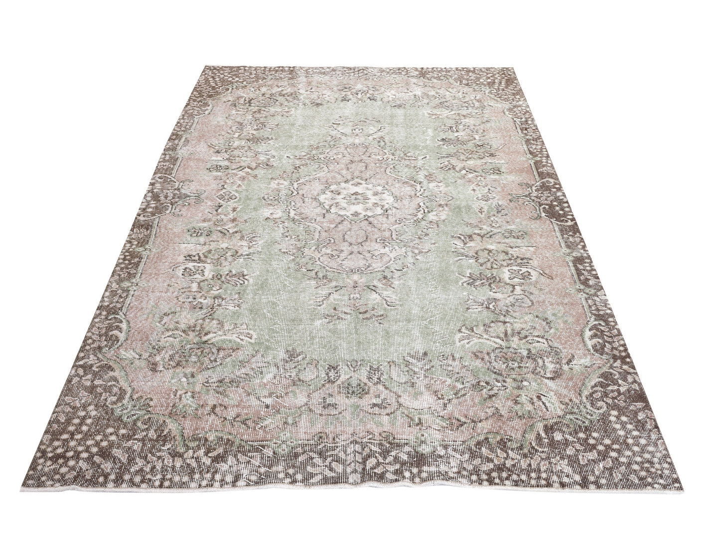 Turkish Rug, Oushak Rug, Vintage Handmade Rug, Neutral Rug, Area Antique Old Rug, Kid Room Rug, Carpet Rug, Rug 5x9, Turkey Rug, 10417