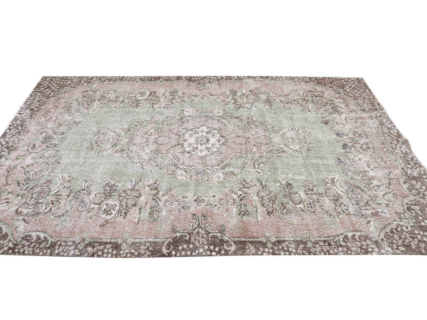 Turkish Rug, Oushak Rug, Vintage Handmade Rug, Neutral Rug, Area Antique Old Rug, Kid Room Rug, Carpet Rug, Rug 5x9, Turkey Rug, 10417