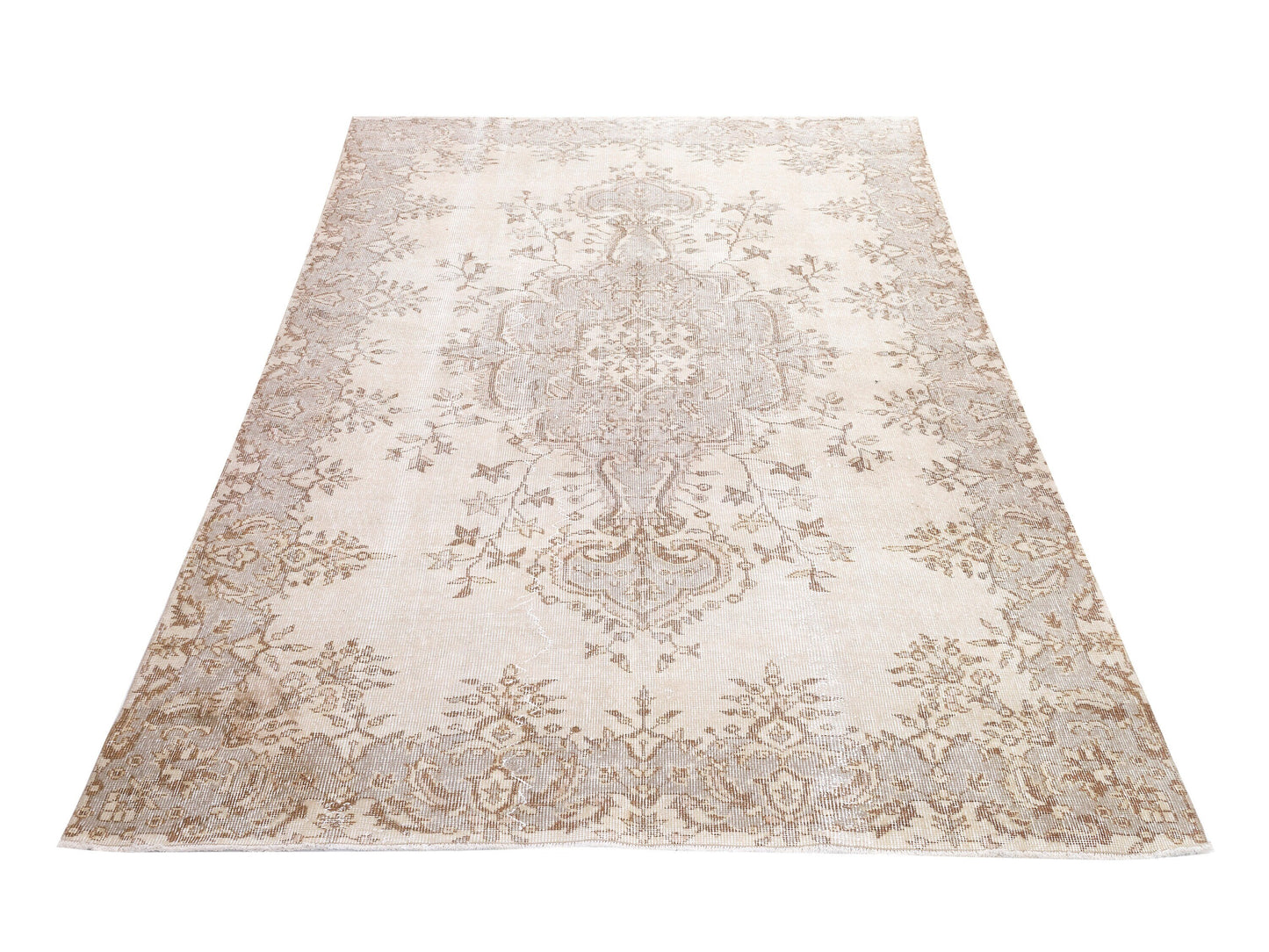 Neutral Rug, Vintage Rug, Turkish Oushak Rug, Handmade Antique Rug, Primitive Rustic Rug, Kid Room Rug, Area Rug, Carpet Rug, Rug 5x9, 10423
