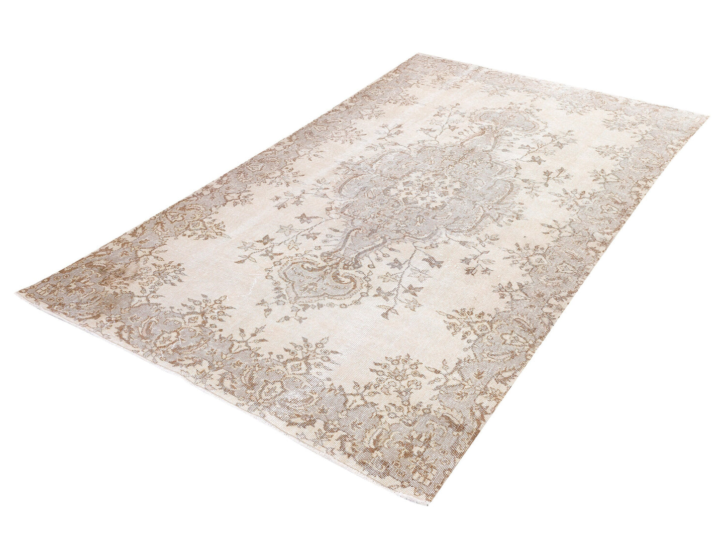 Neutral Rug, Vintage Rug, Turkish Oushak Rug, Handmade Antique Rug, Primitive Rustic Rug, Kid Room Rug, Area Rug, Carpet Rug, Rug 5x9, 10423