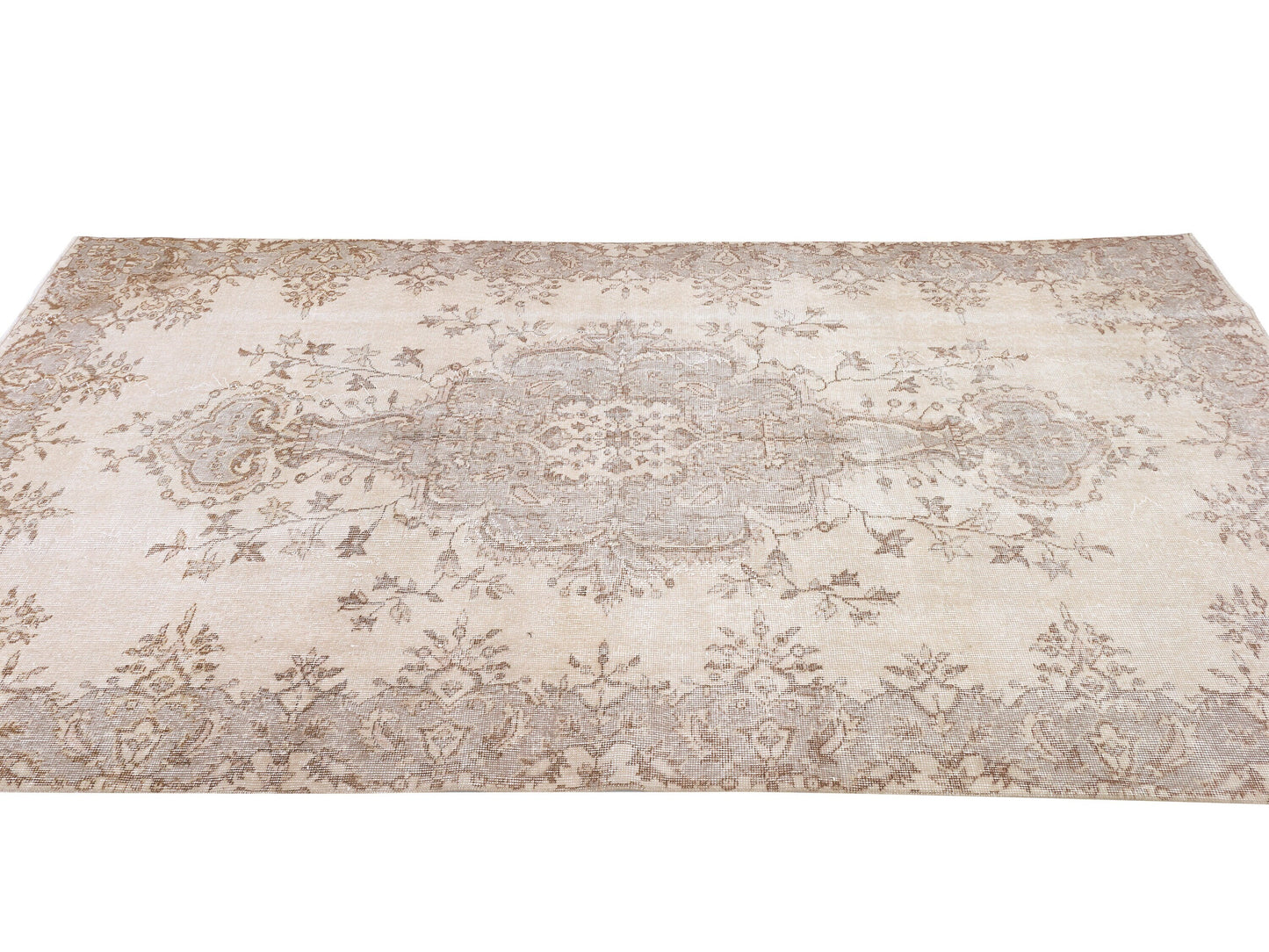Neutral Rug, Vintage Rug, Turkish Oushak Rug, Handmade Antique Rug, Primitive Rustic Rug, Kid Room Rug, Area Rug, Carpet Rug, Rug 5x9, 10423
